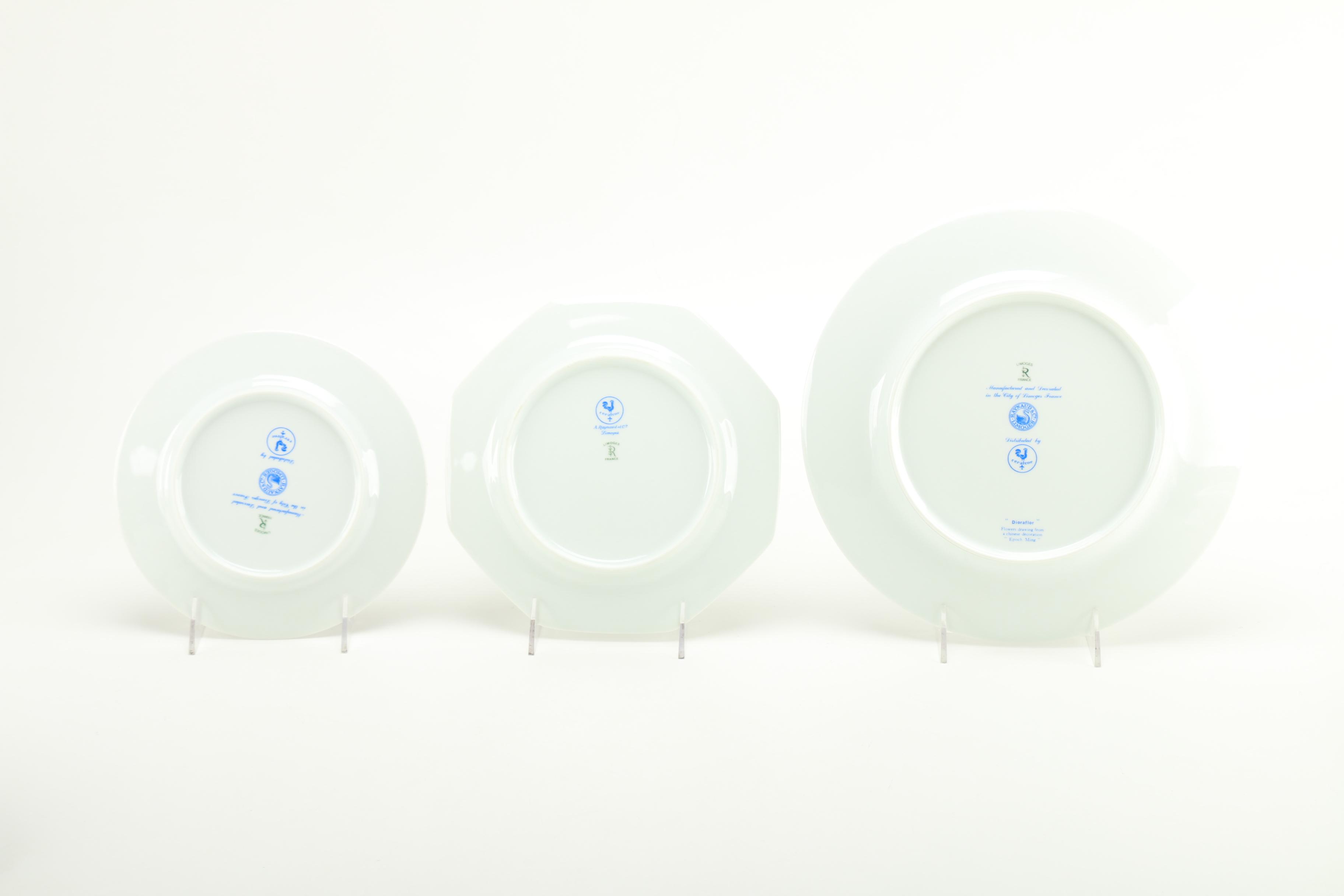 Ceralene Raynaud & Co. "Dioraflor" Limoges Dish Set