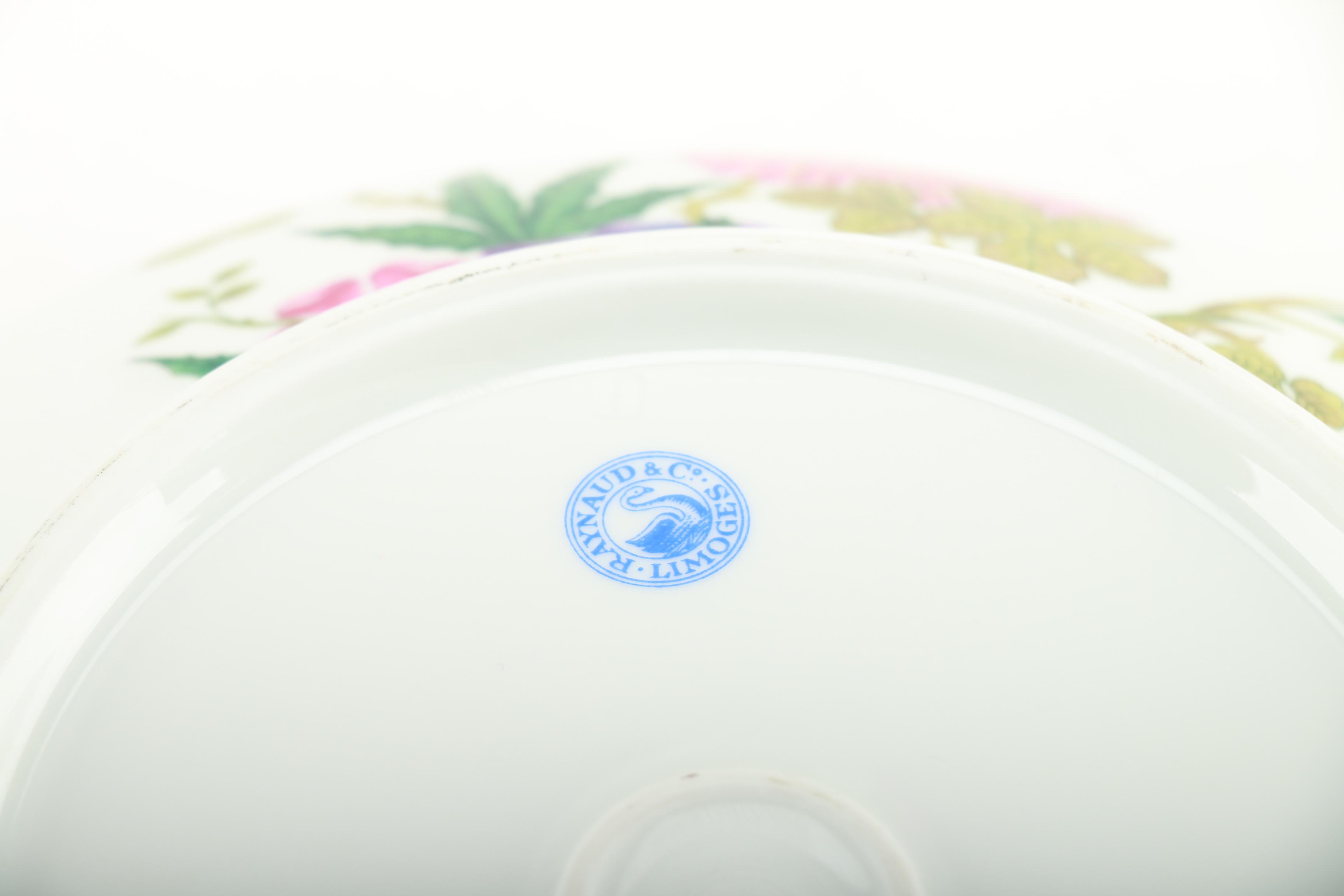 Ceralene Raynaud & Co. "Dioraflor" Limoges Dish Set