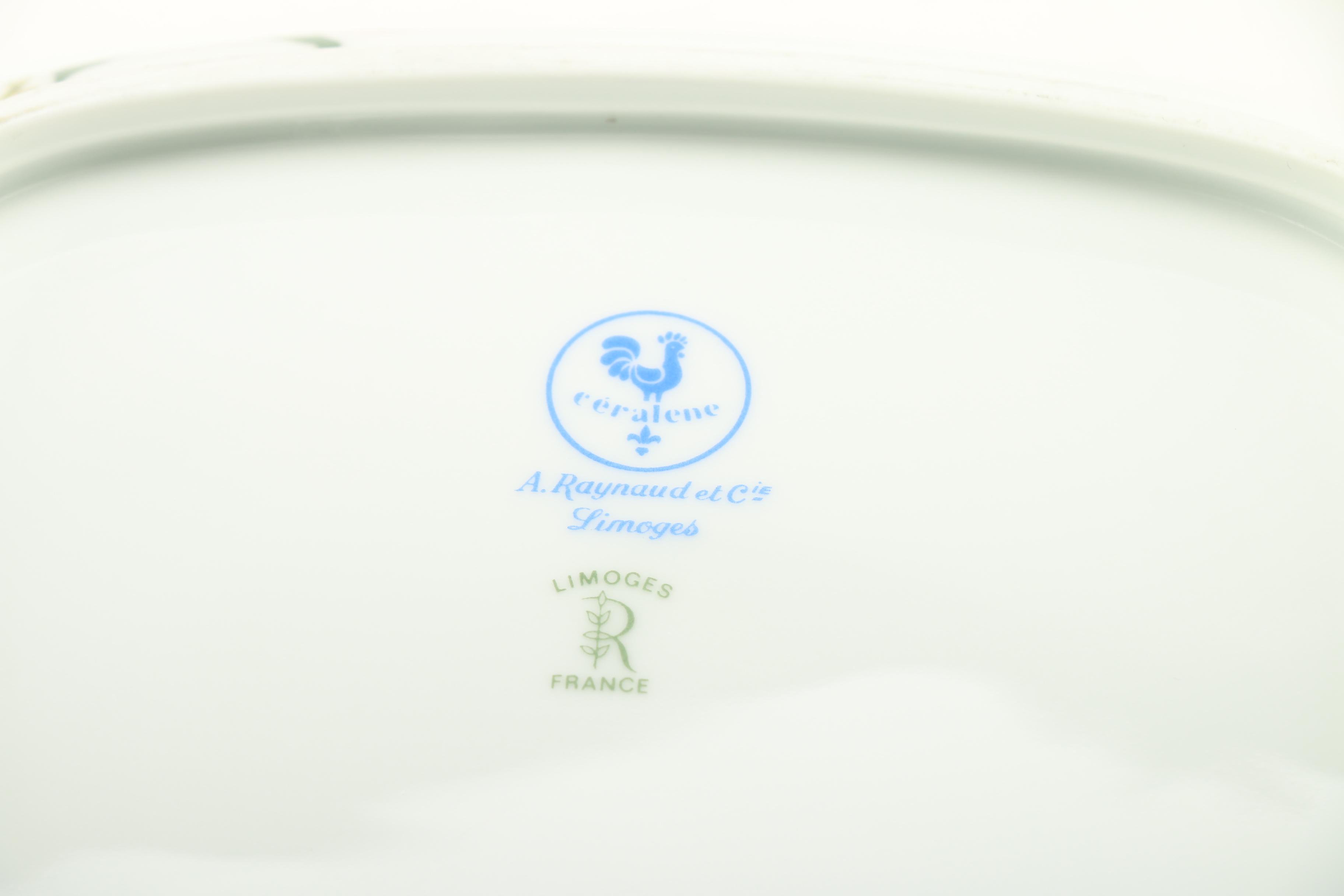 Ceralene Raynaud & Co. "Dioraflor" Limoges Dish Set