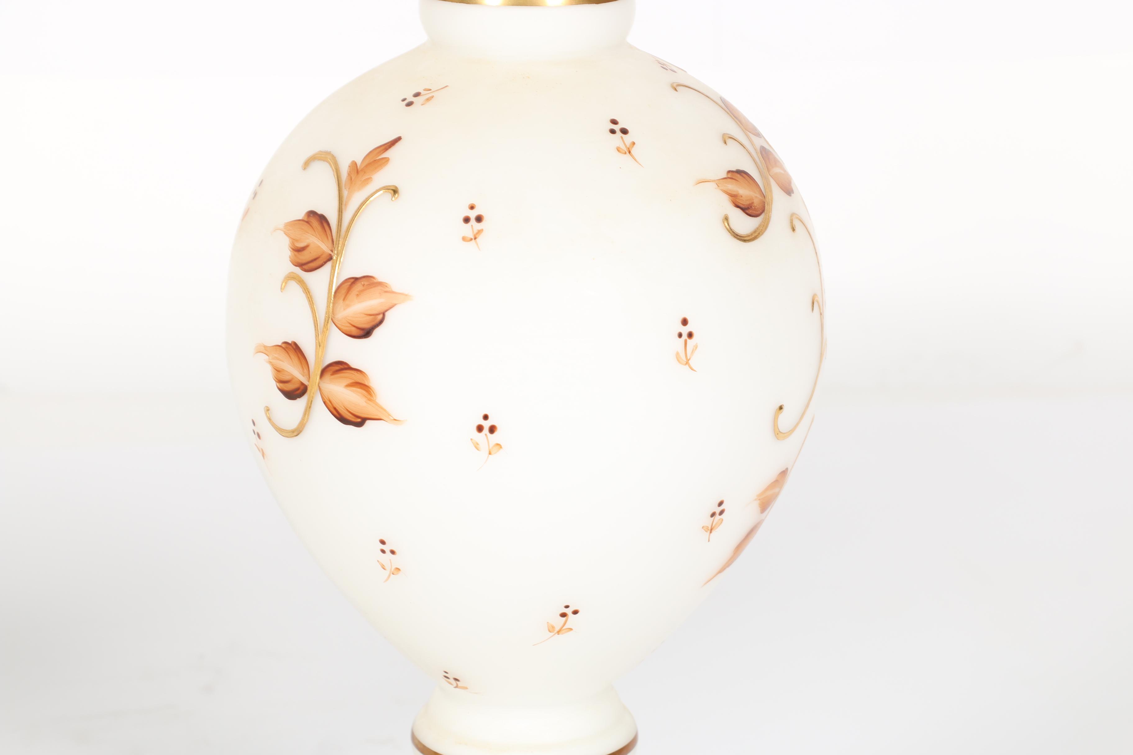 Set of White and Brown Lamps