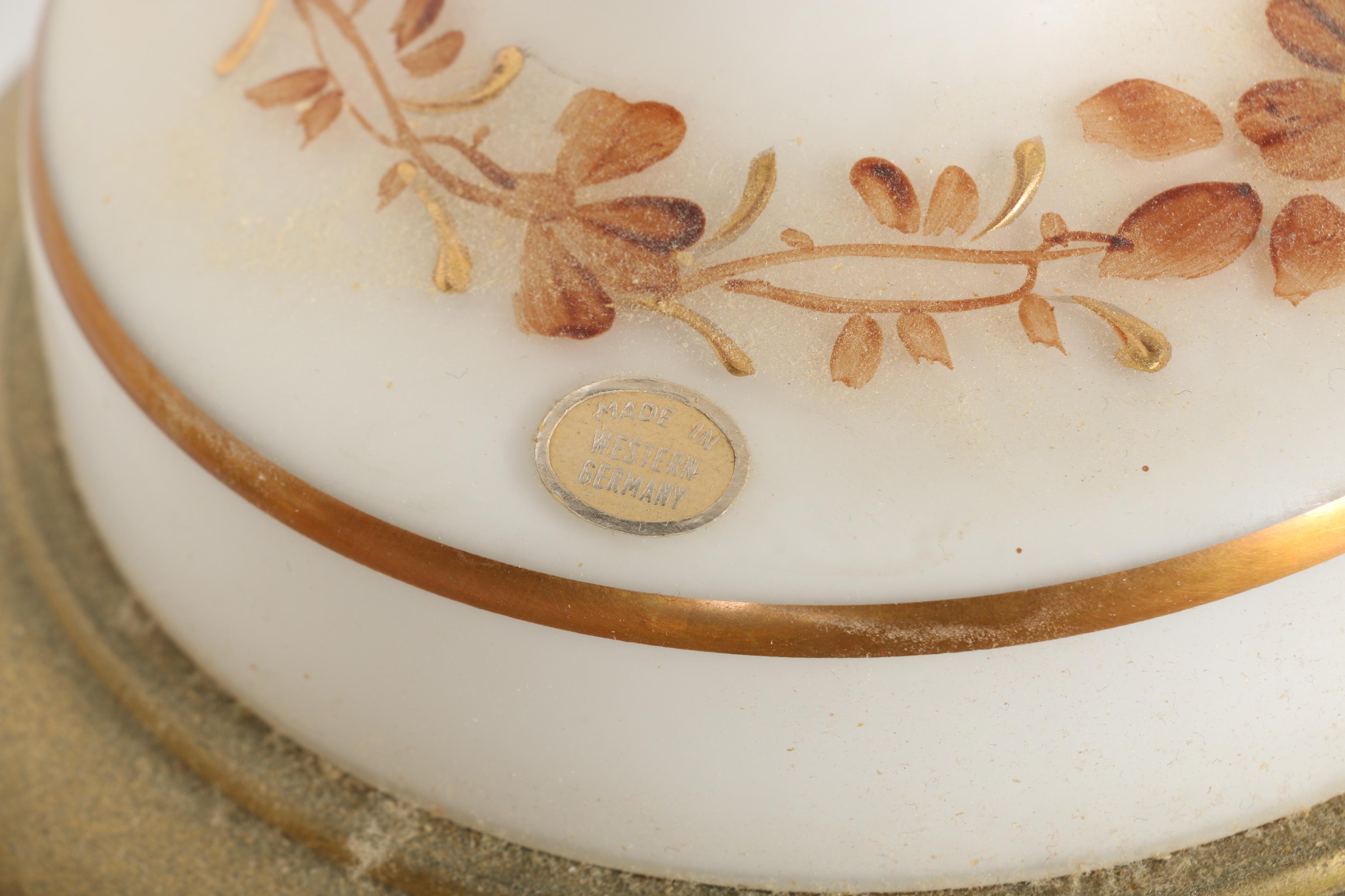 Set of White and Brown Lamps