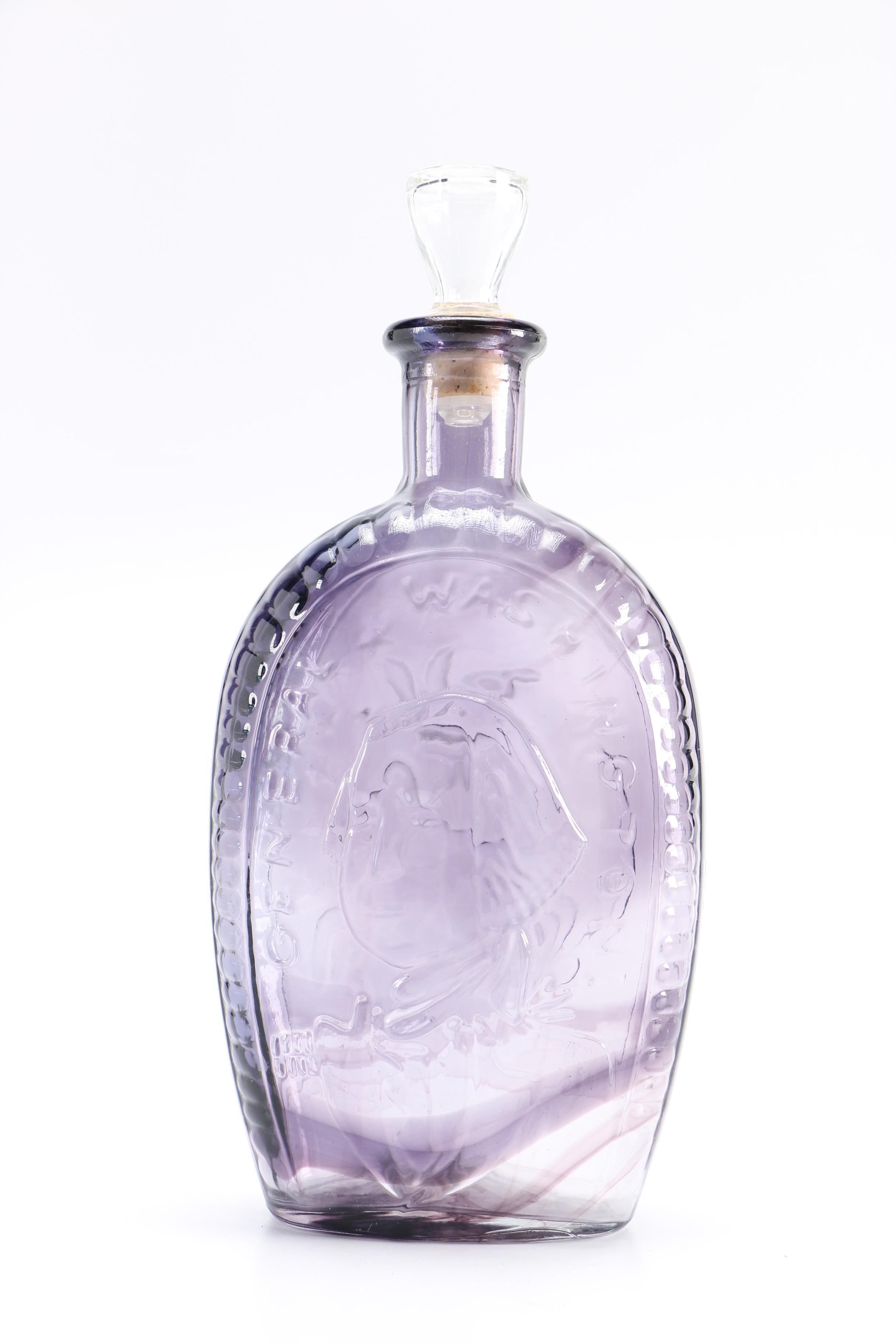 Lord Calvert Glass Whiskey Decanter and Jars