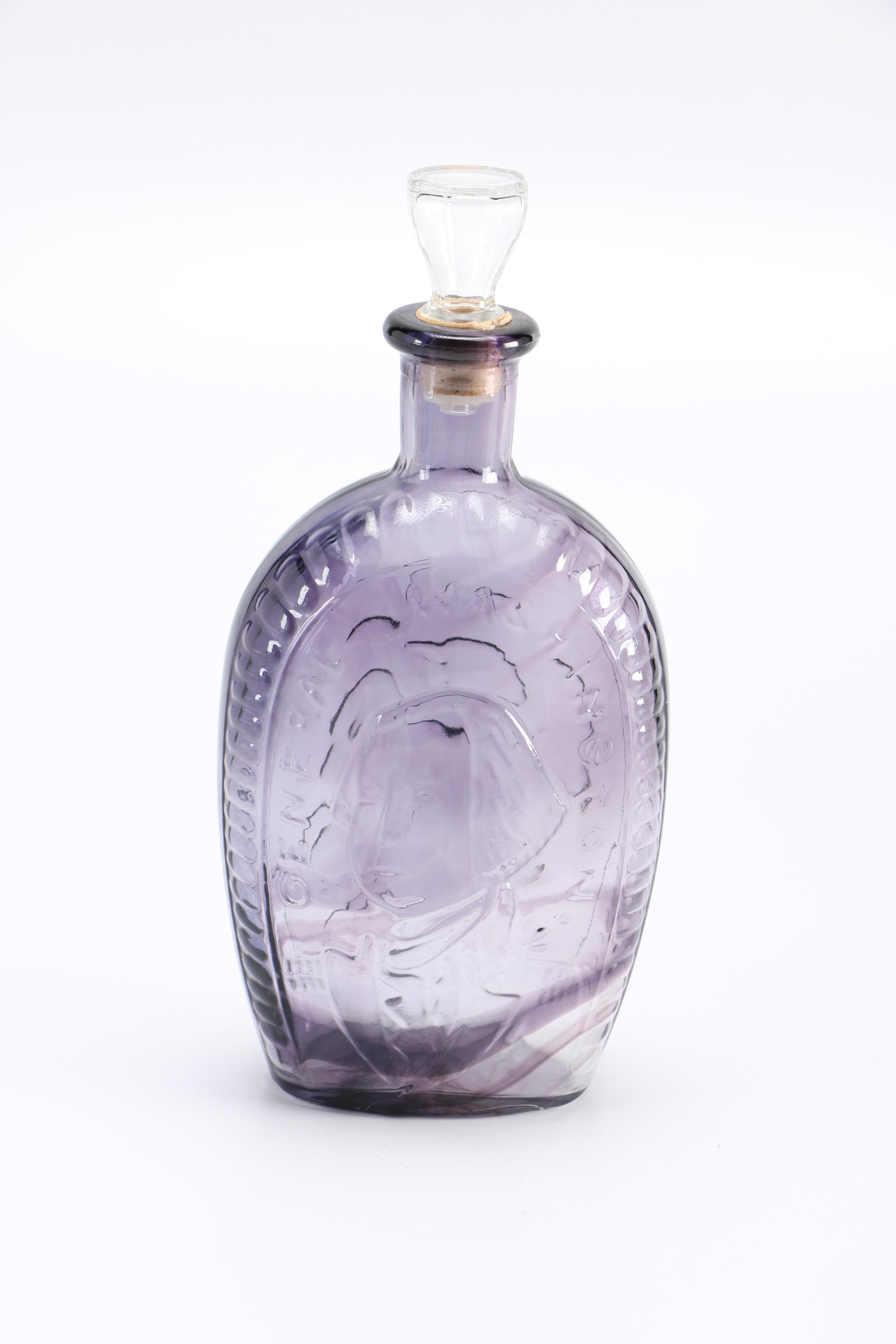 Lord Calvert Glass Whiskey Decanter and Jars