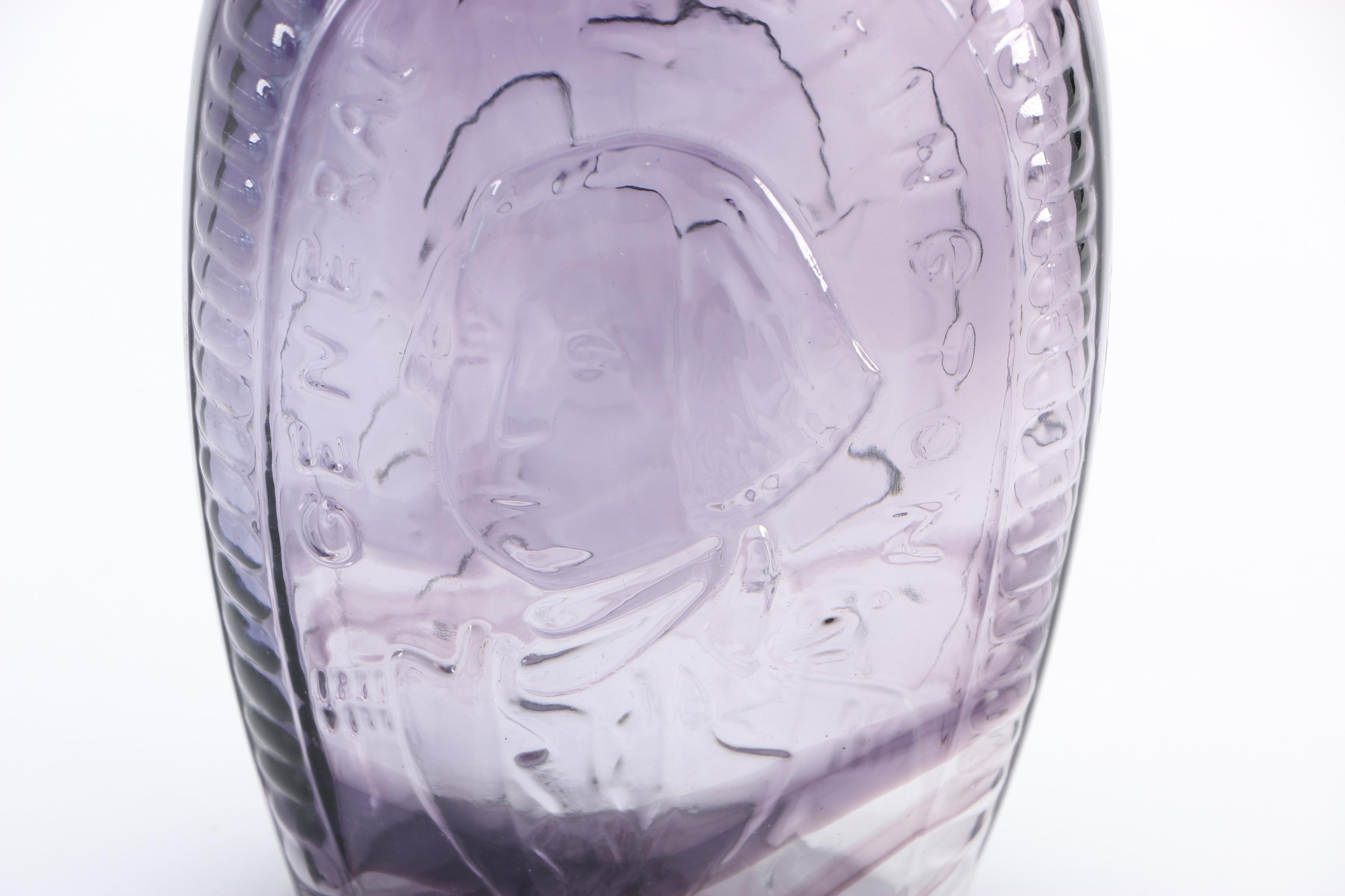 Lord Calvert Glass Whiskey Decanter and Jars