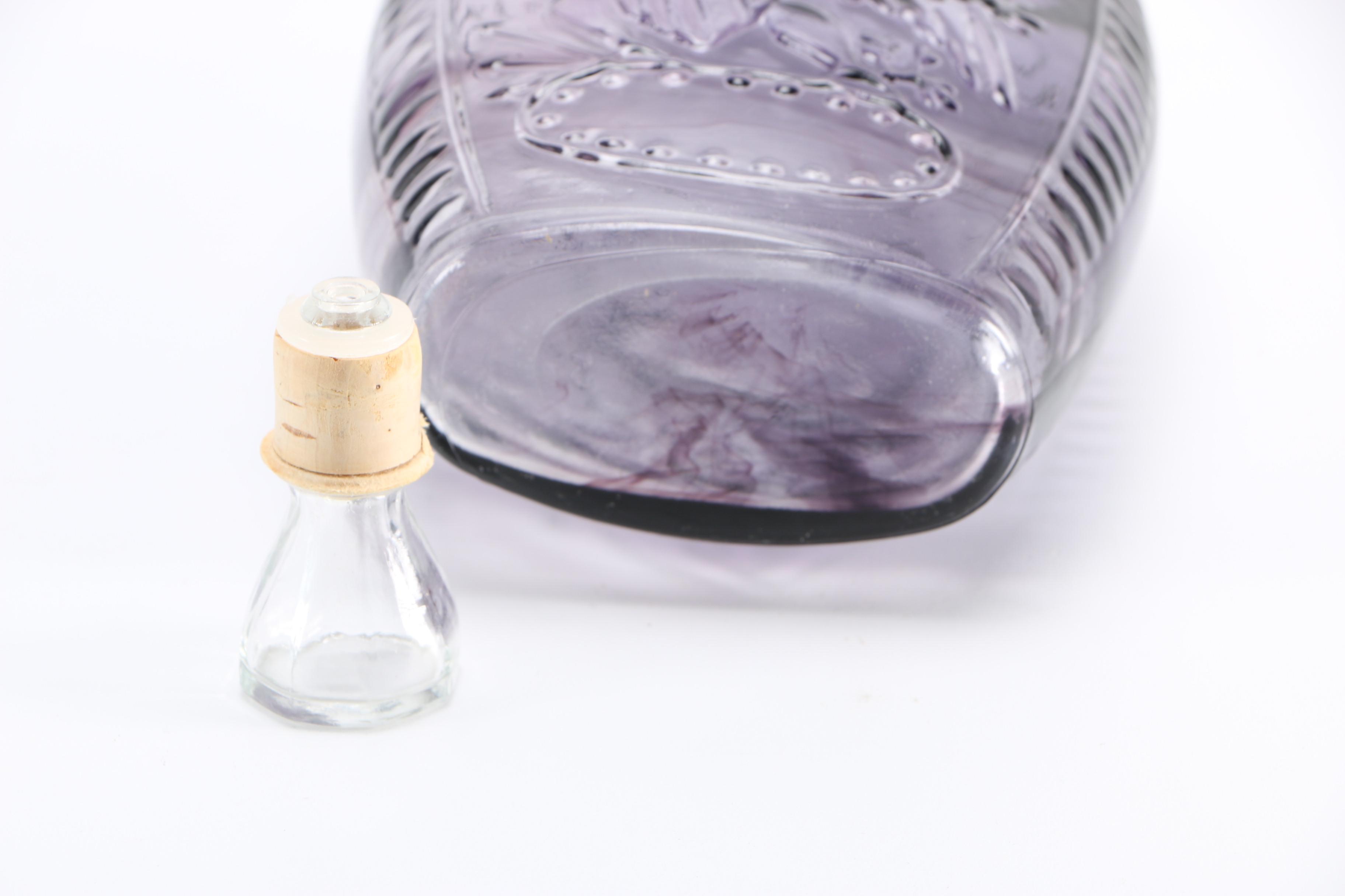 Lord Calvert Glass Whiskey Decanter and Jars