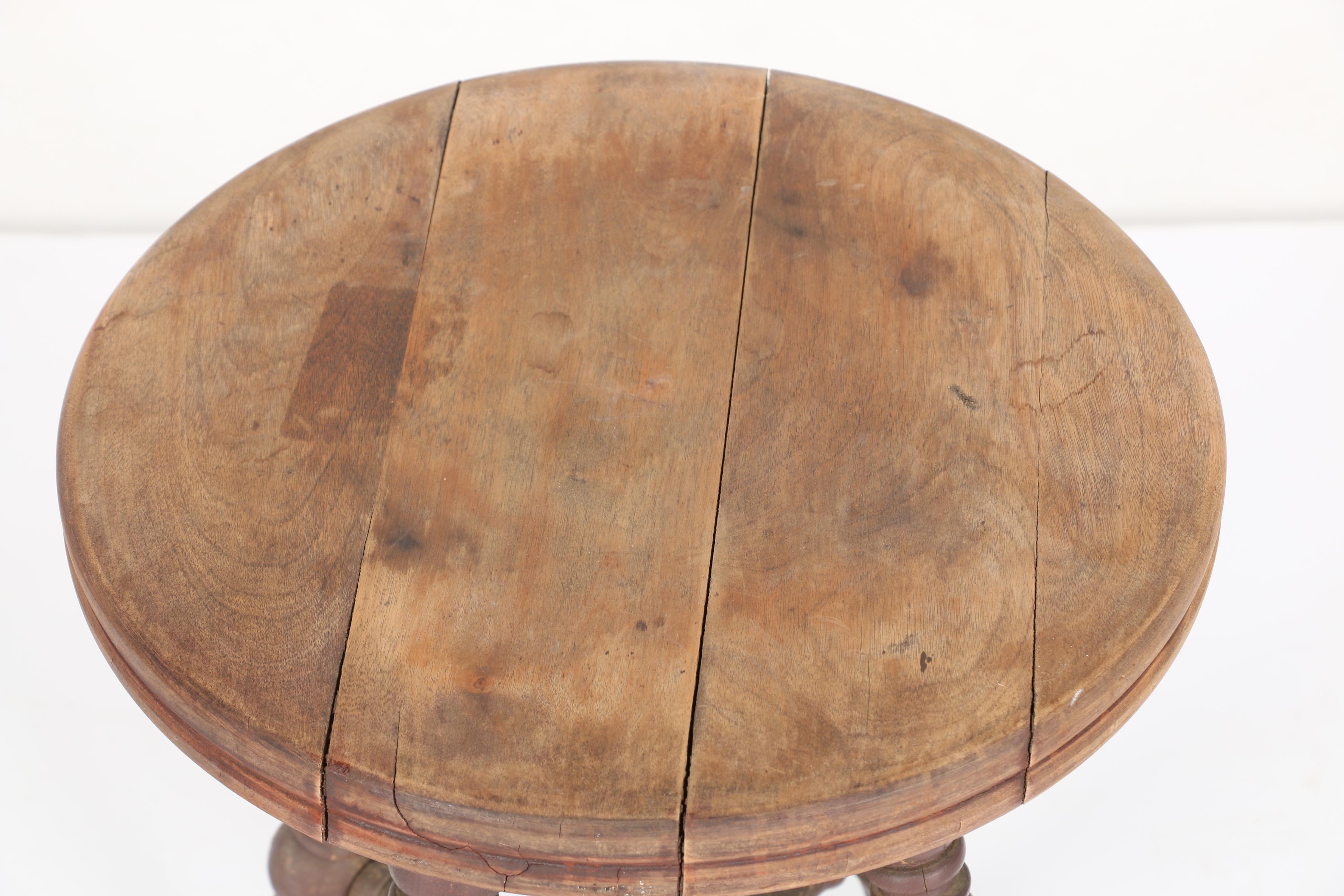 Ball-and-Claw Footed Stool