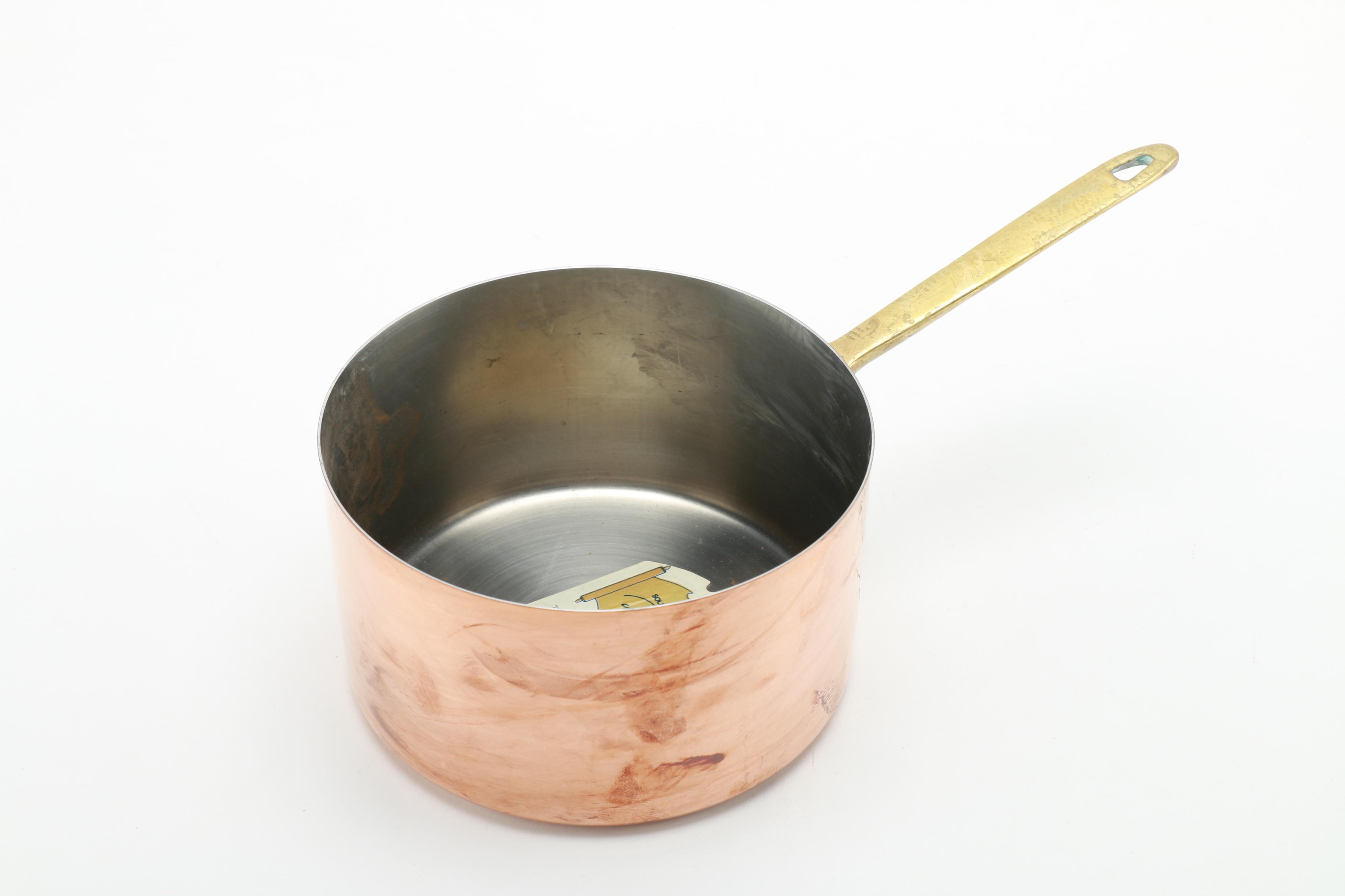 Collection Of Copper Dishes