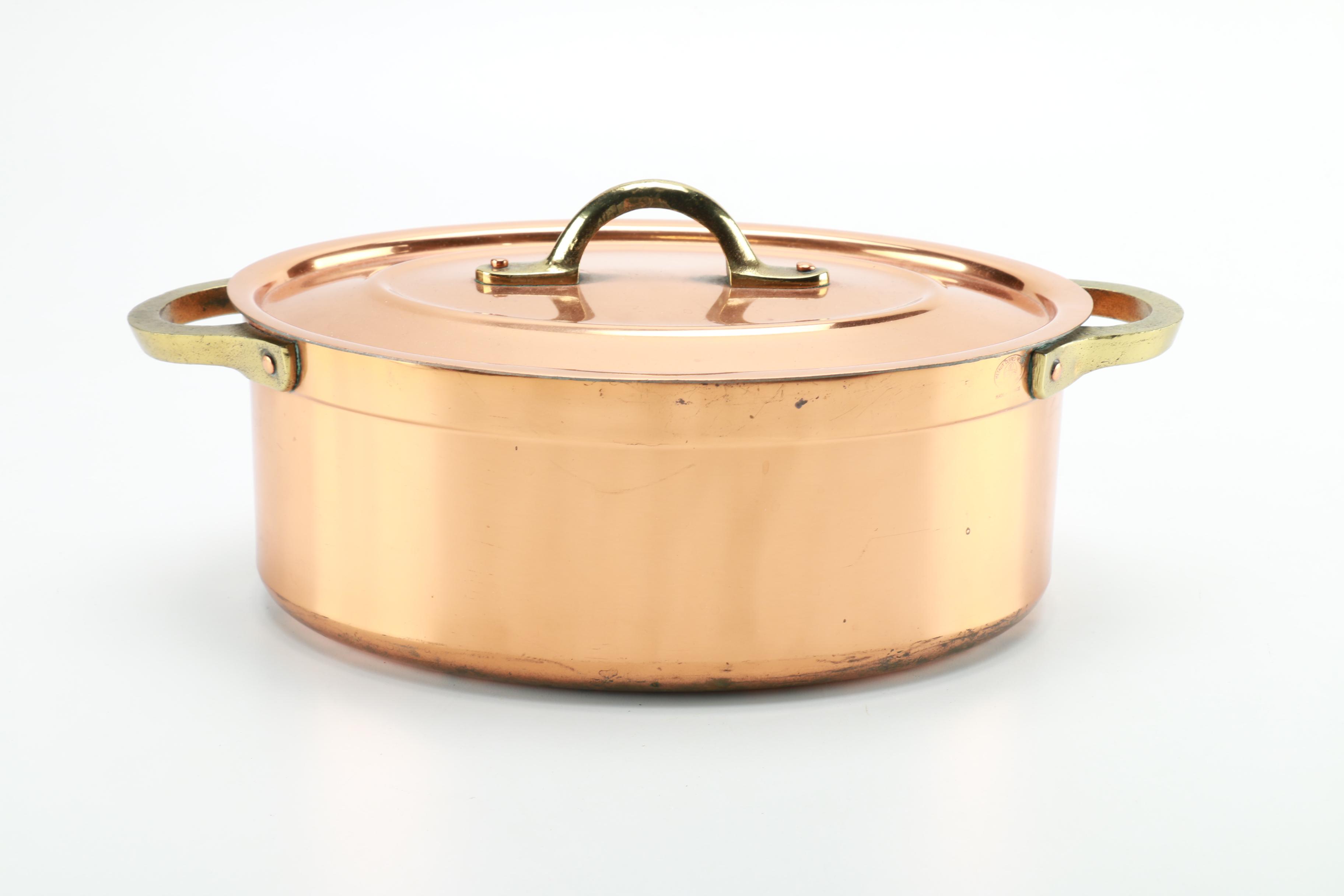 Collection Of Copper Dishes