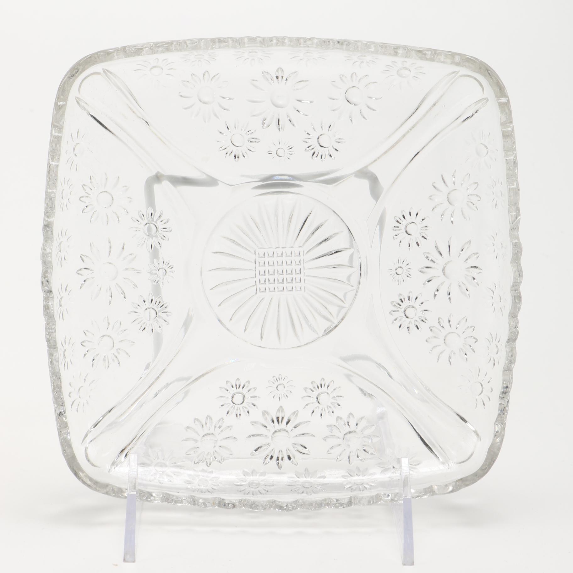 Collection of Pressed Glass Décor and Tableware
