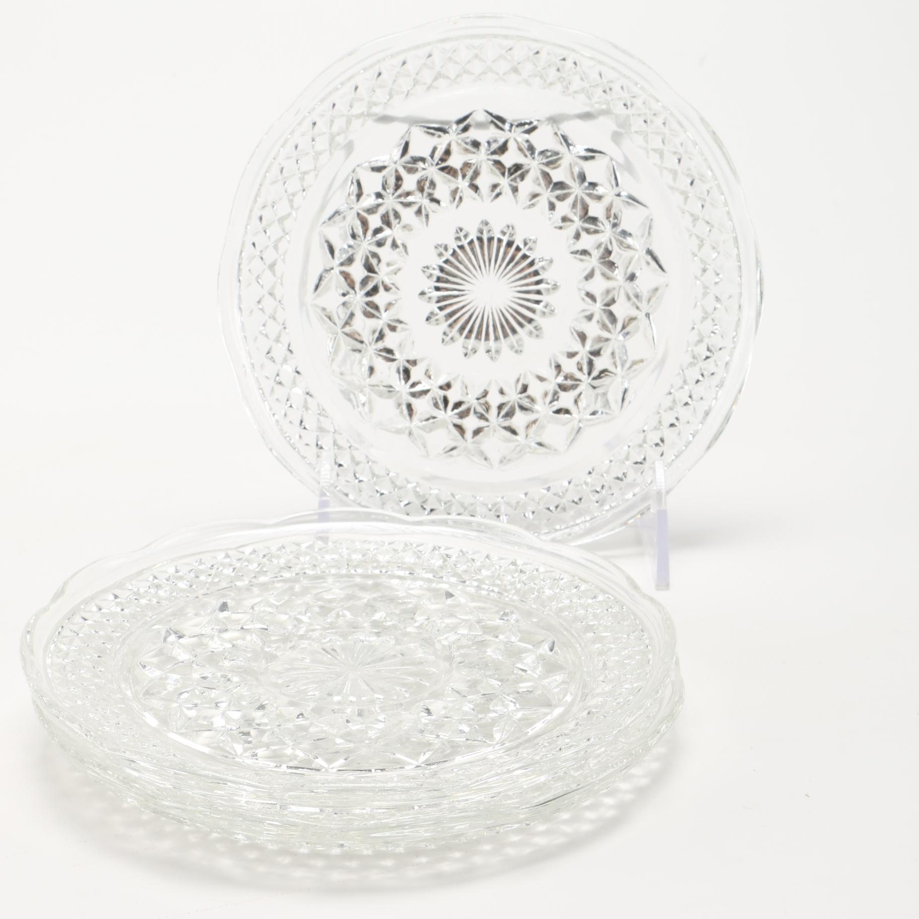 Collection of Pressed Glass Décor and Tableware