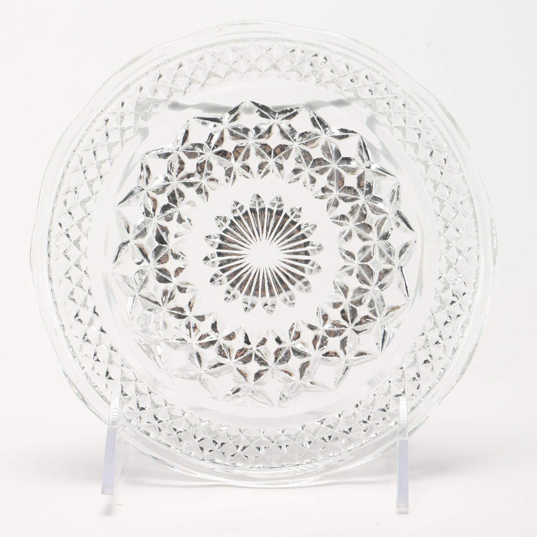 Collection of Pressed Glass Décor and Tableware