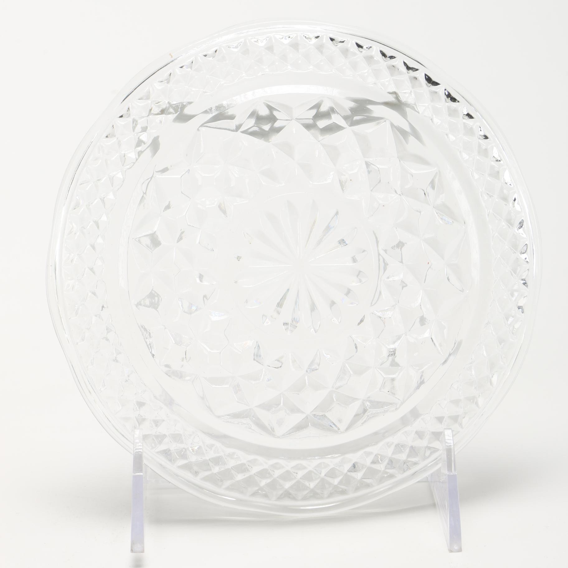 Collection of Pressed Glass Décor and Tableware
