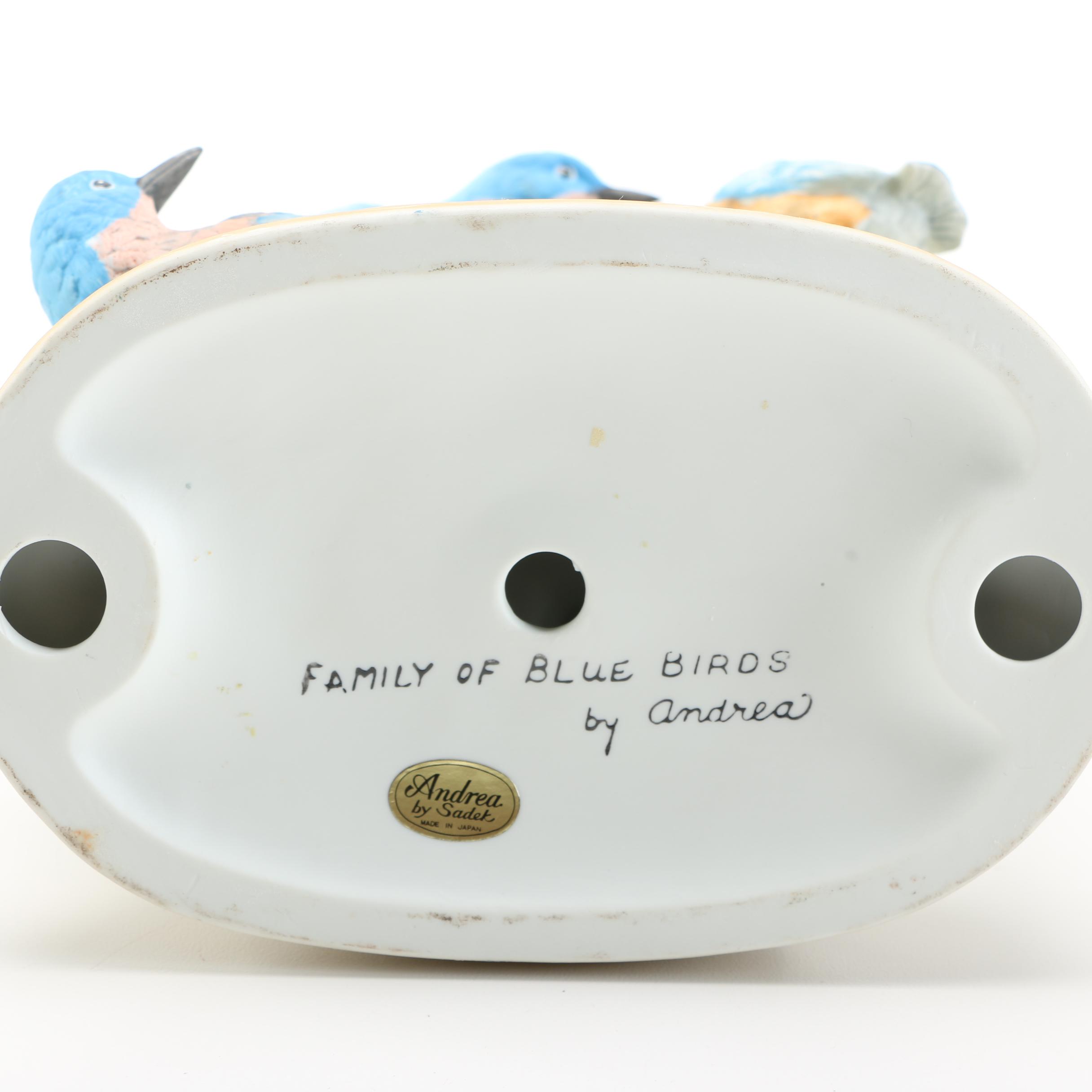 Three Large Ceramic Birds