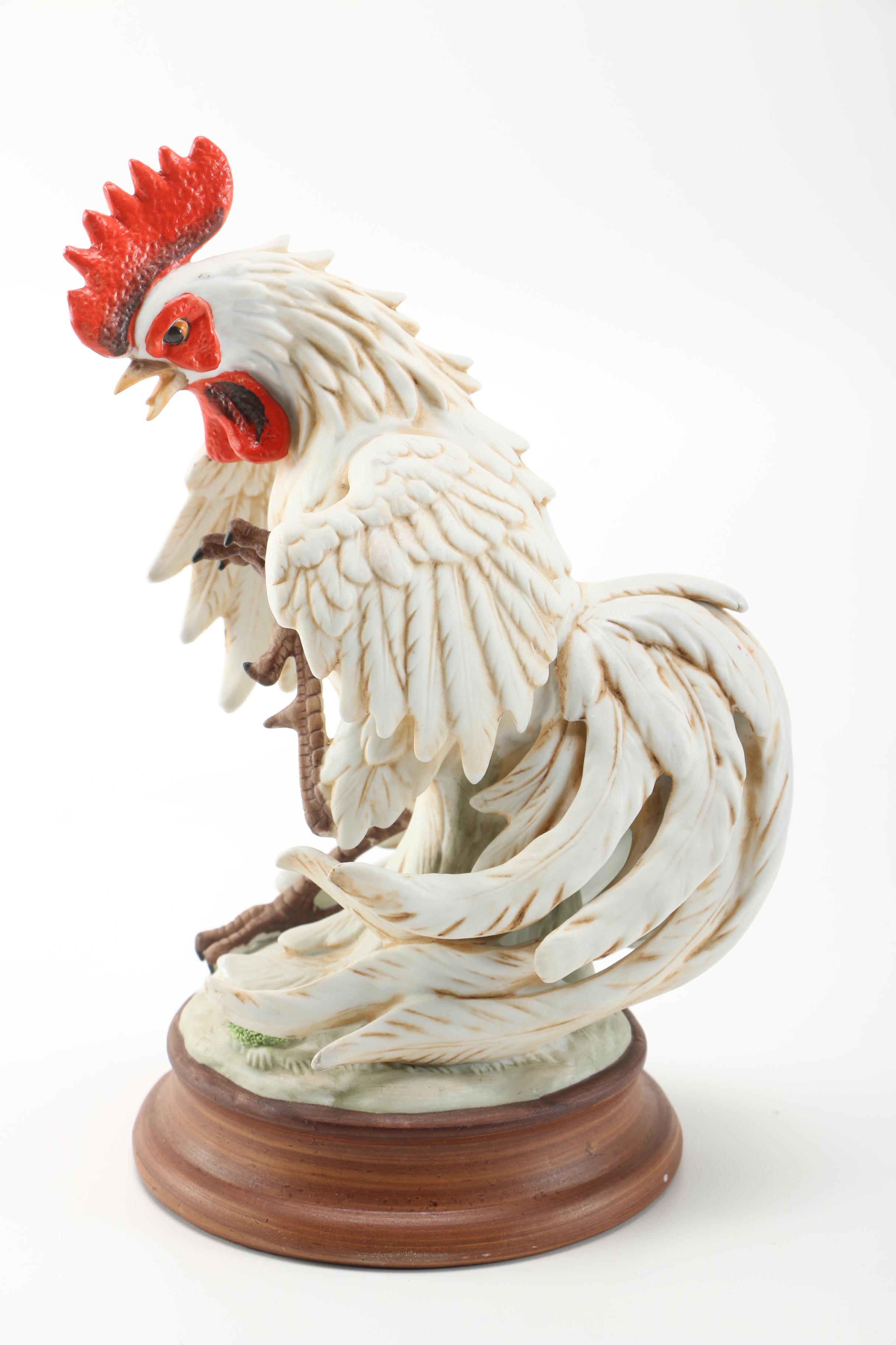 Three Large Ceramic Birds