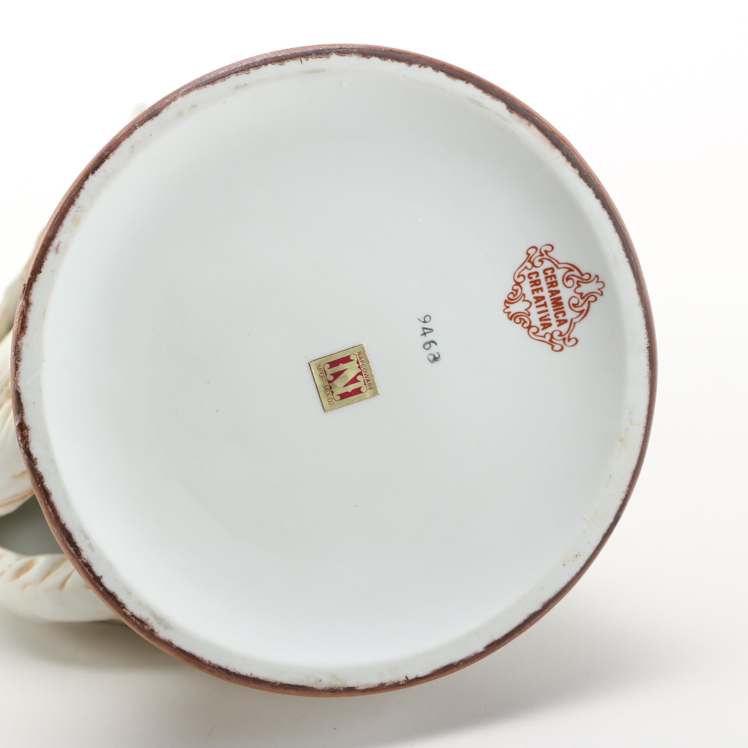 Three Large Ceramic Birds