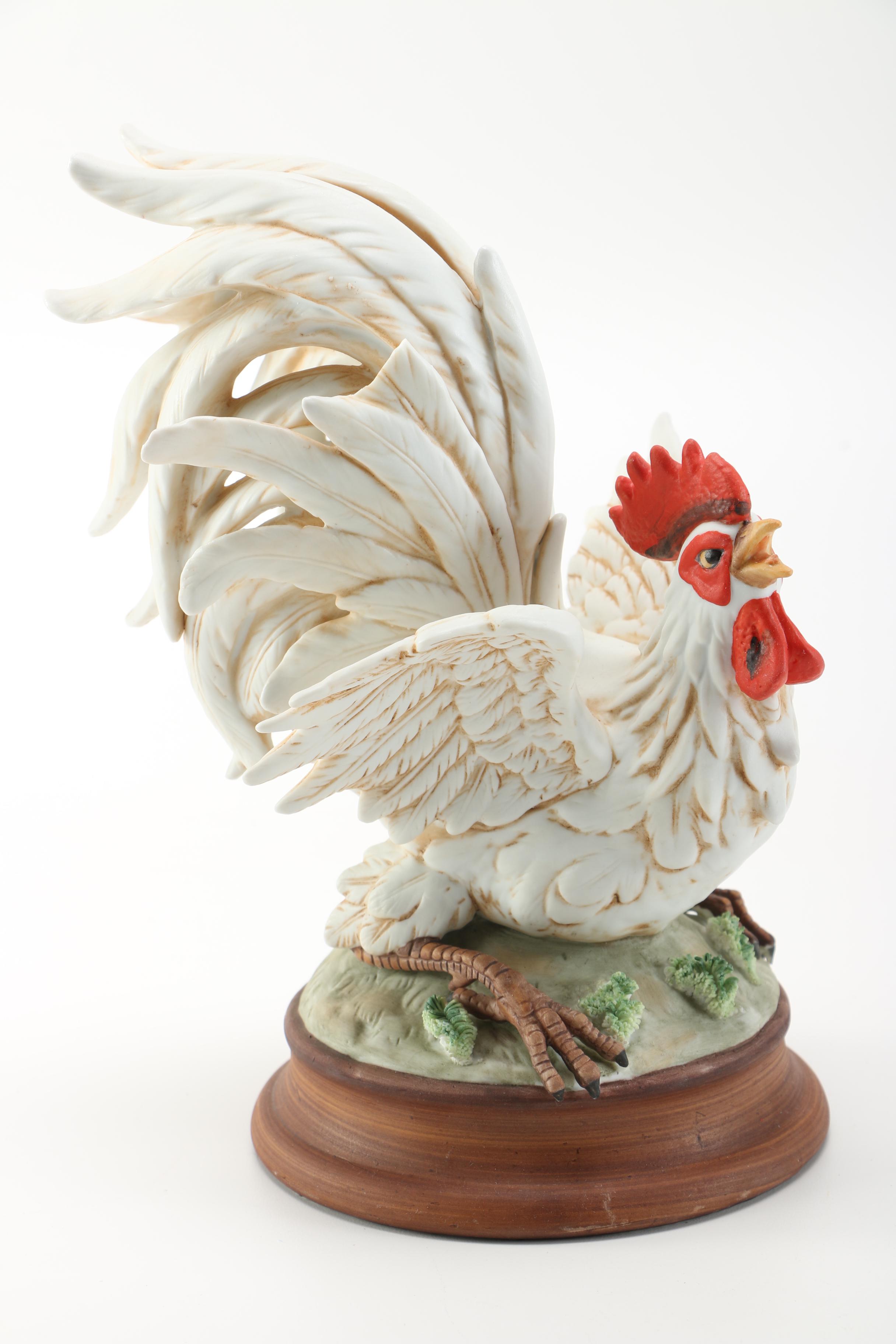 Three Large Ceramic Birds