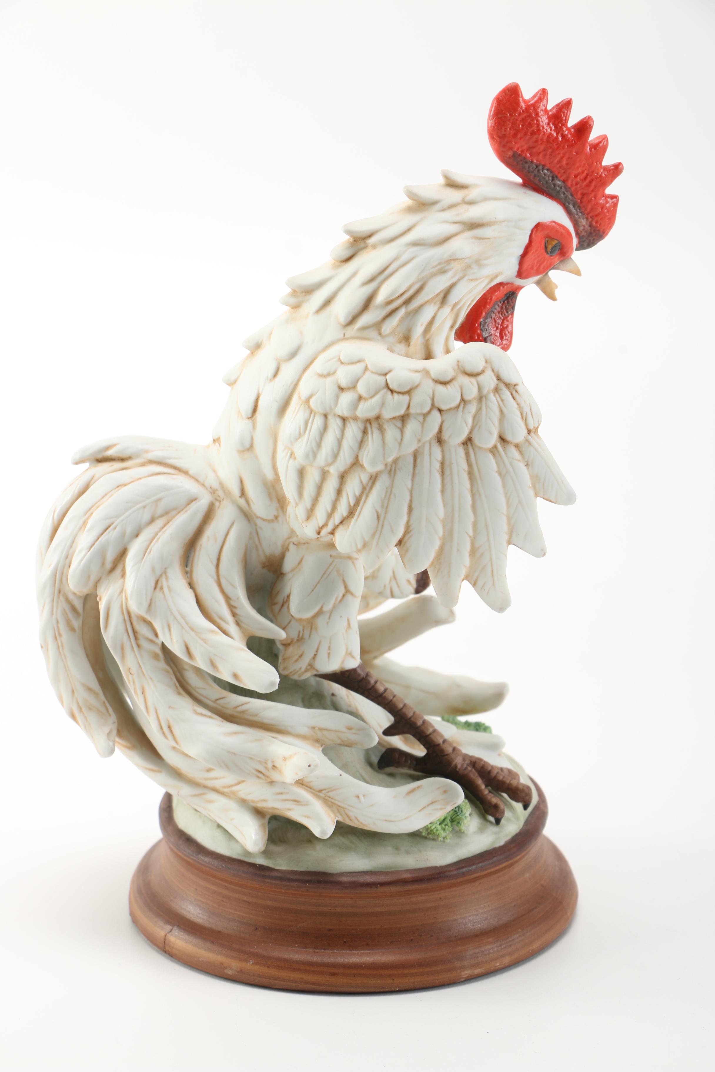 Three Large Ceramic Birds