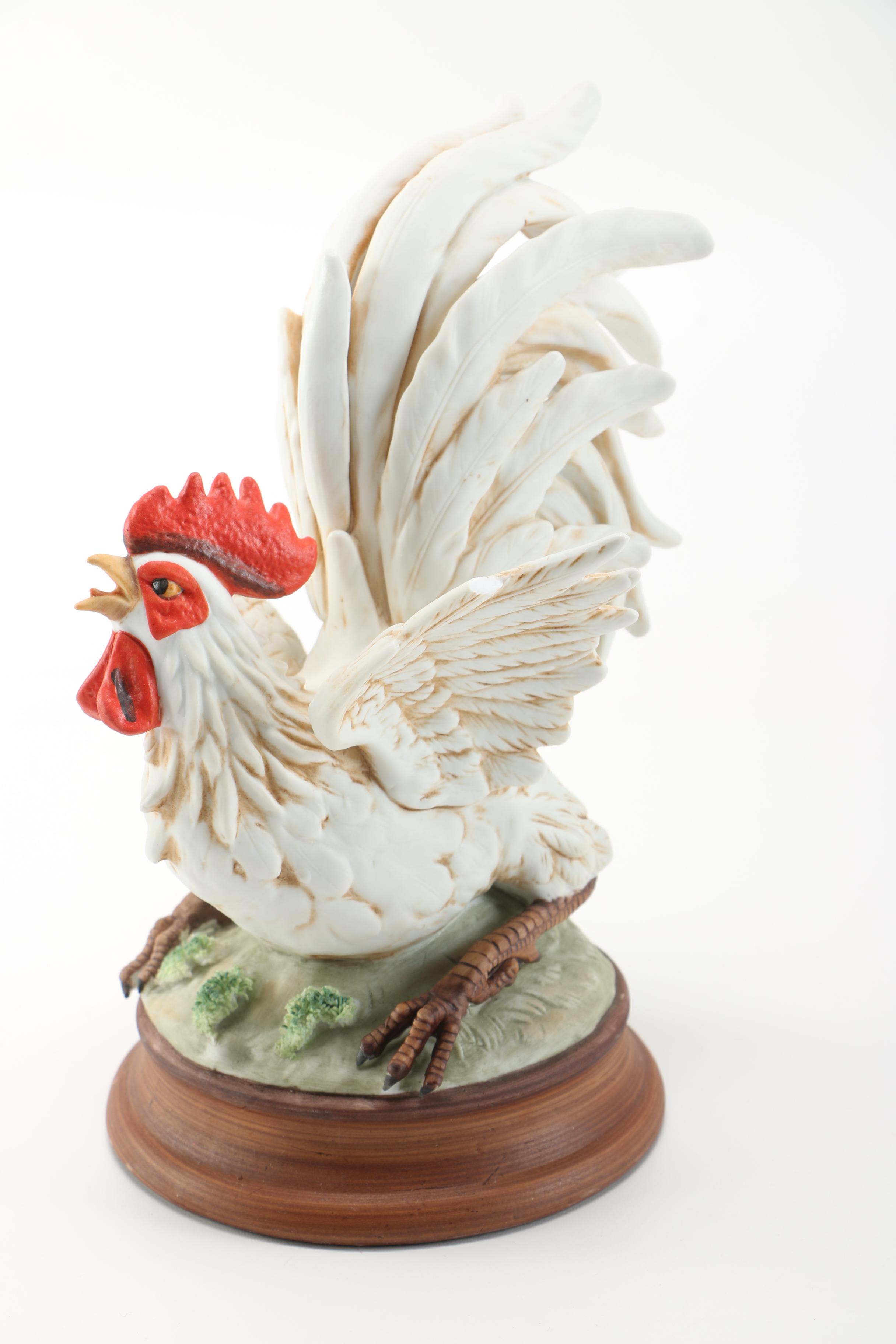 Three Large Ceramic Birds