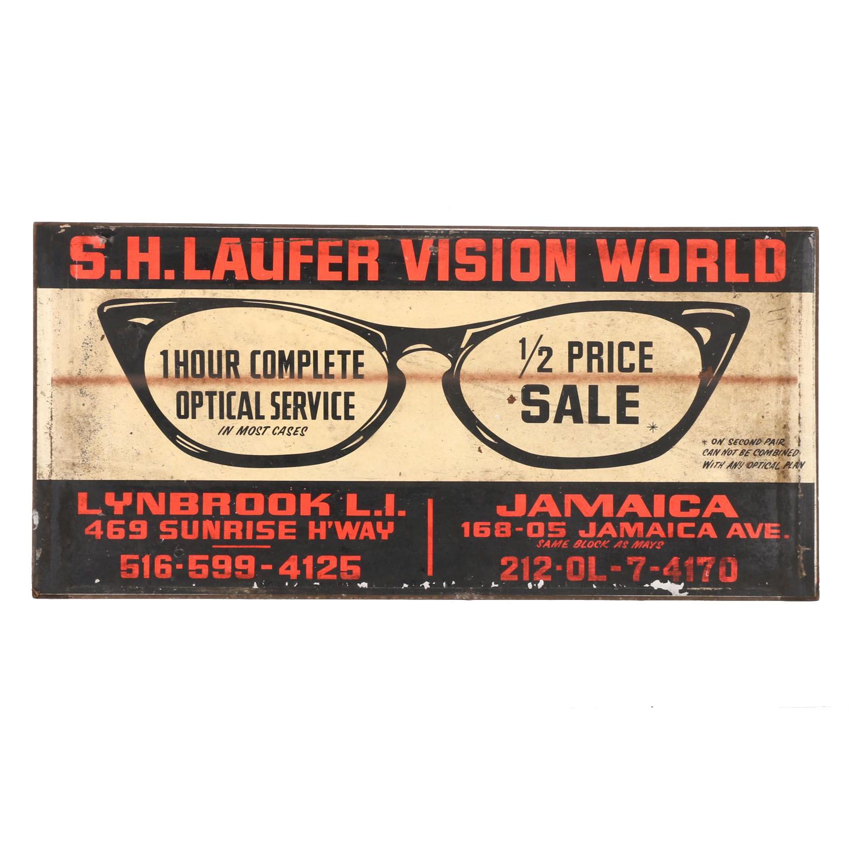 Double-Sided Painted Trade Sign
