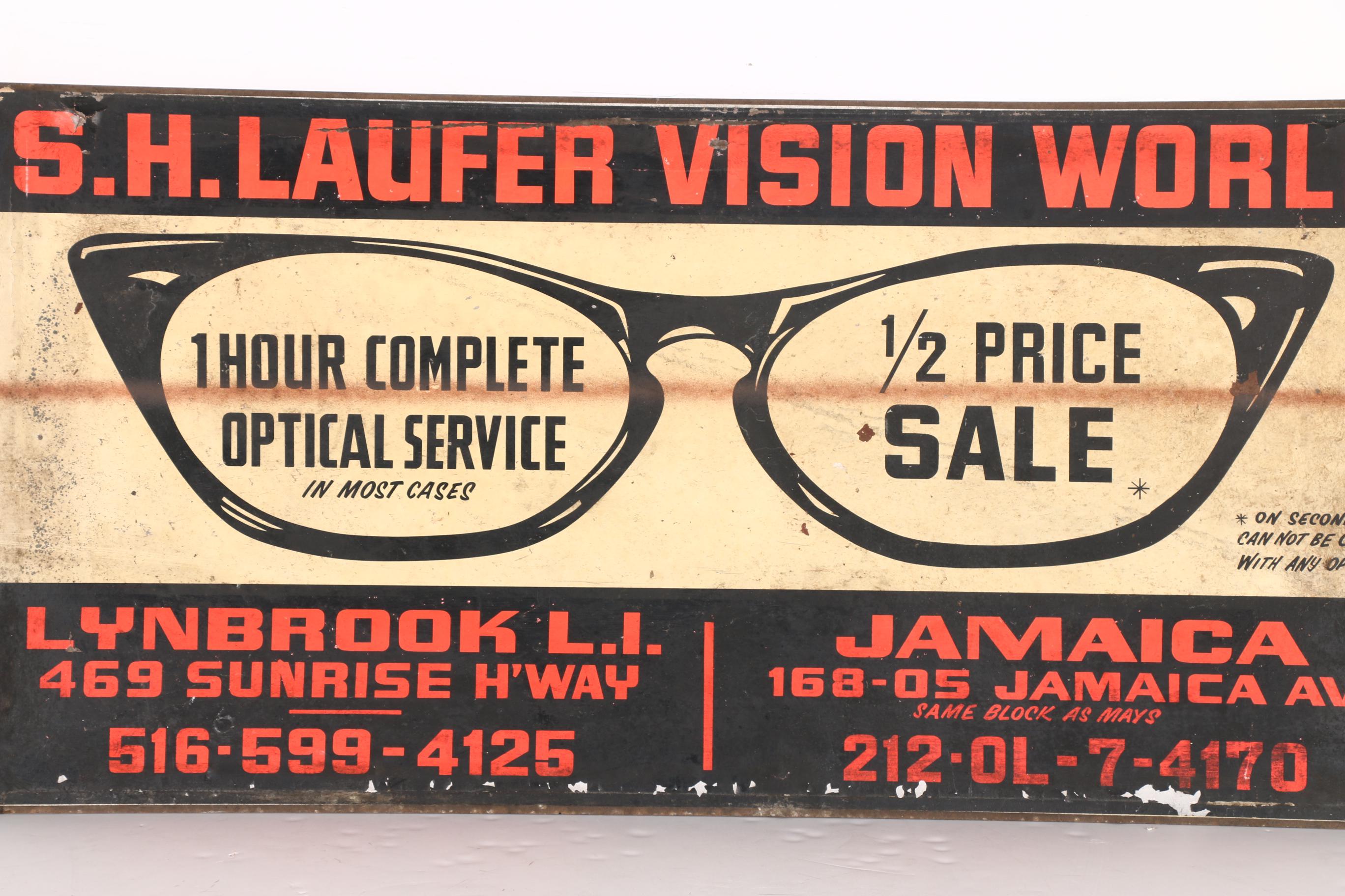 Double-Sided Painted Trade Sign