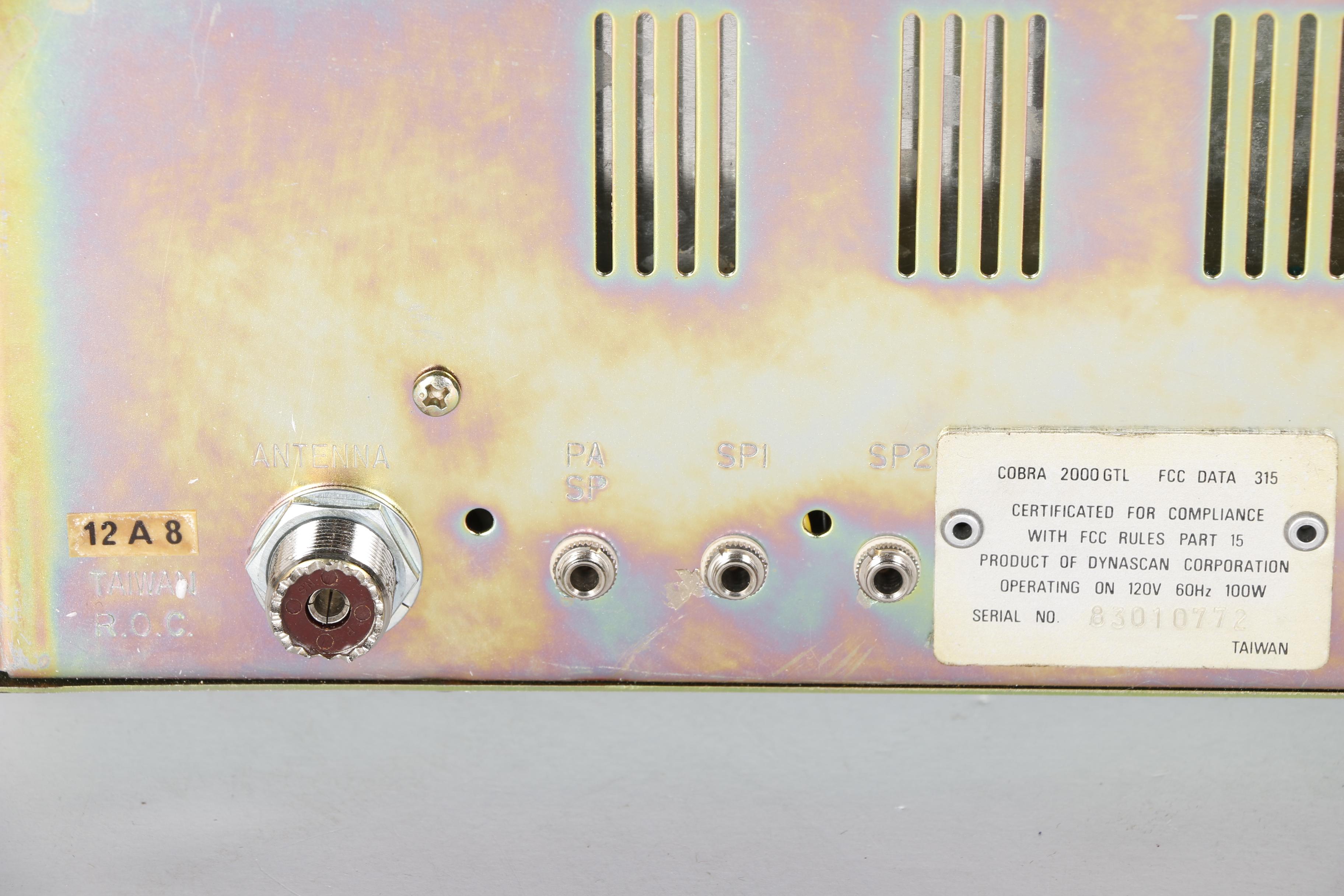 Cobra 49 Channel AM/SSb CB Radio and Microphone