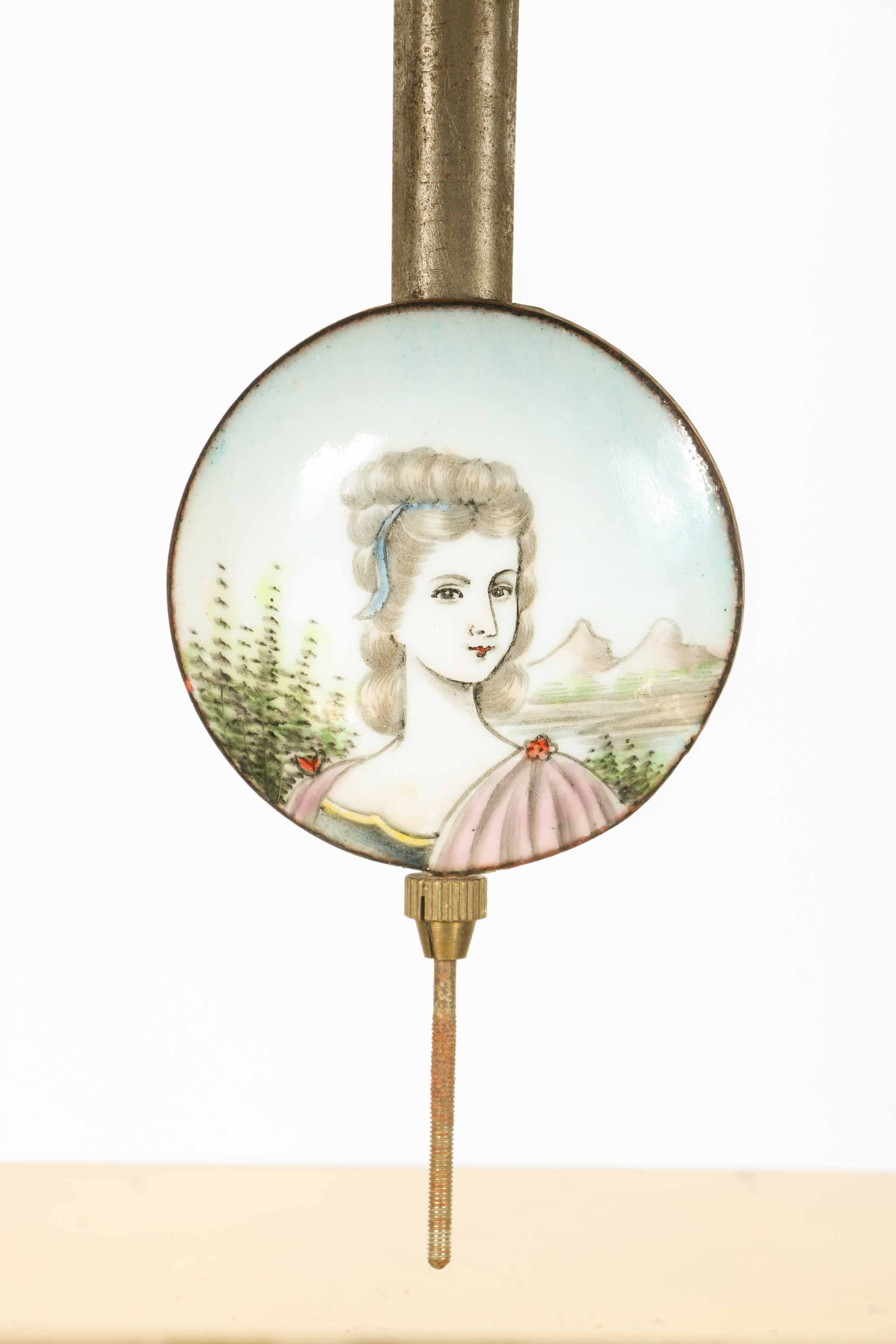 Blue and Gold Japanese Catle Shape Tower Clock