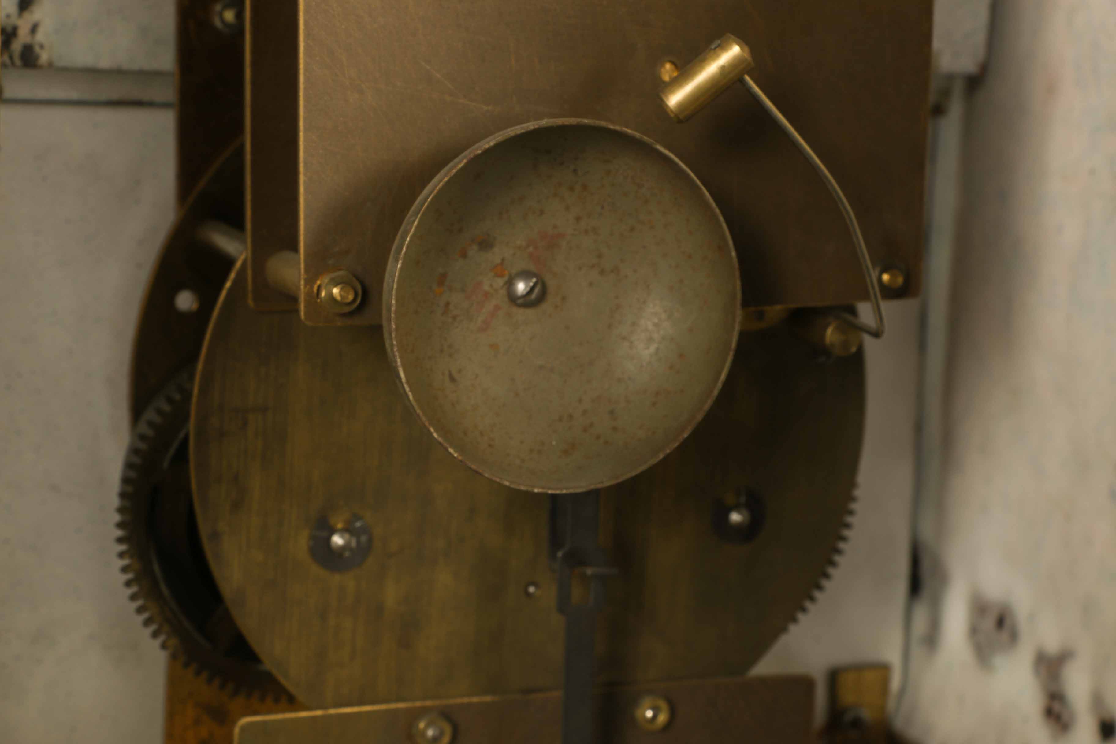 Blue and Gold Japanese Catle Shape Tower Clock