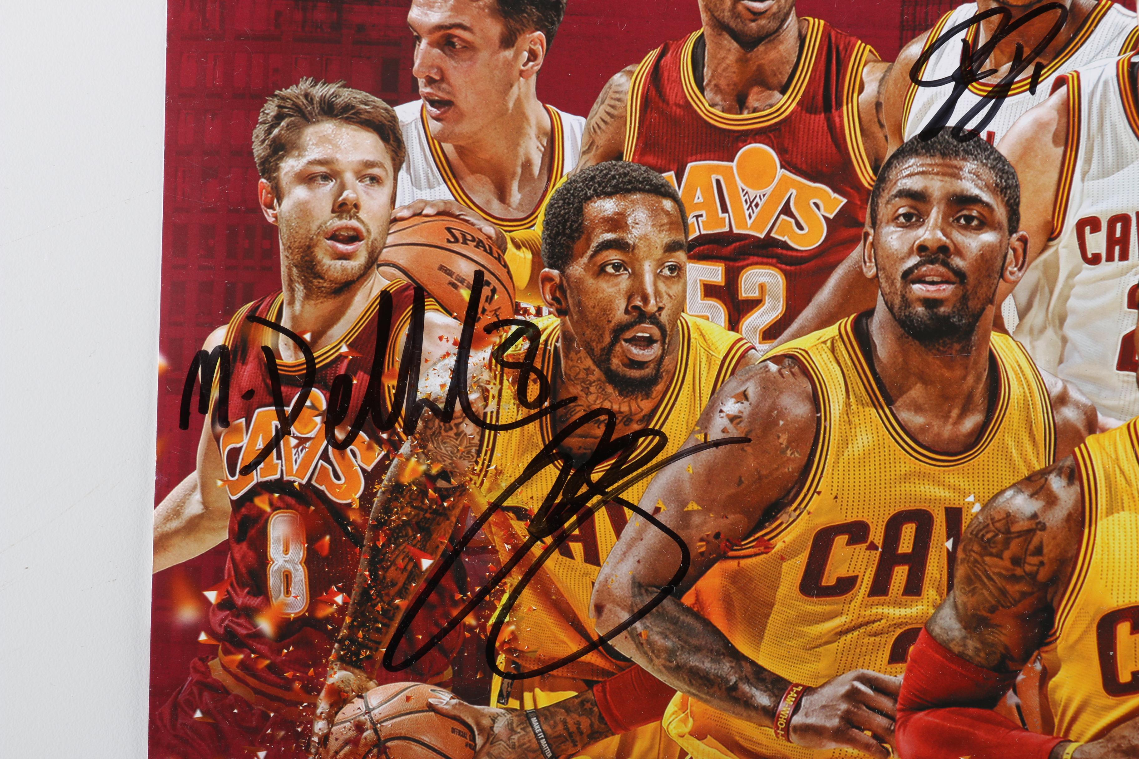 Signed Cleveland Cavaliers 2016 NBA Finals Poster