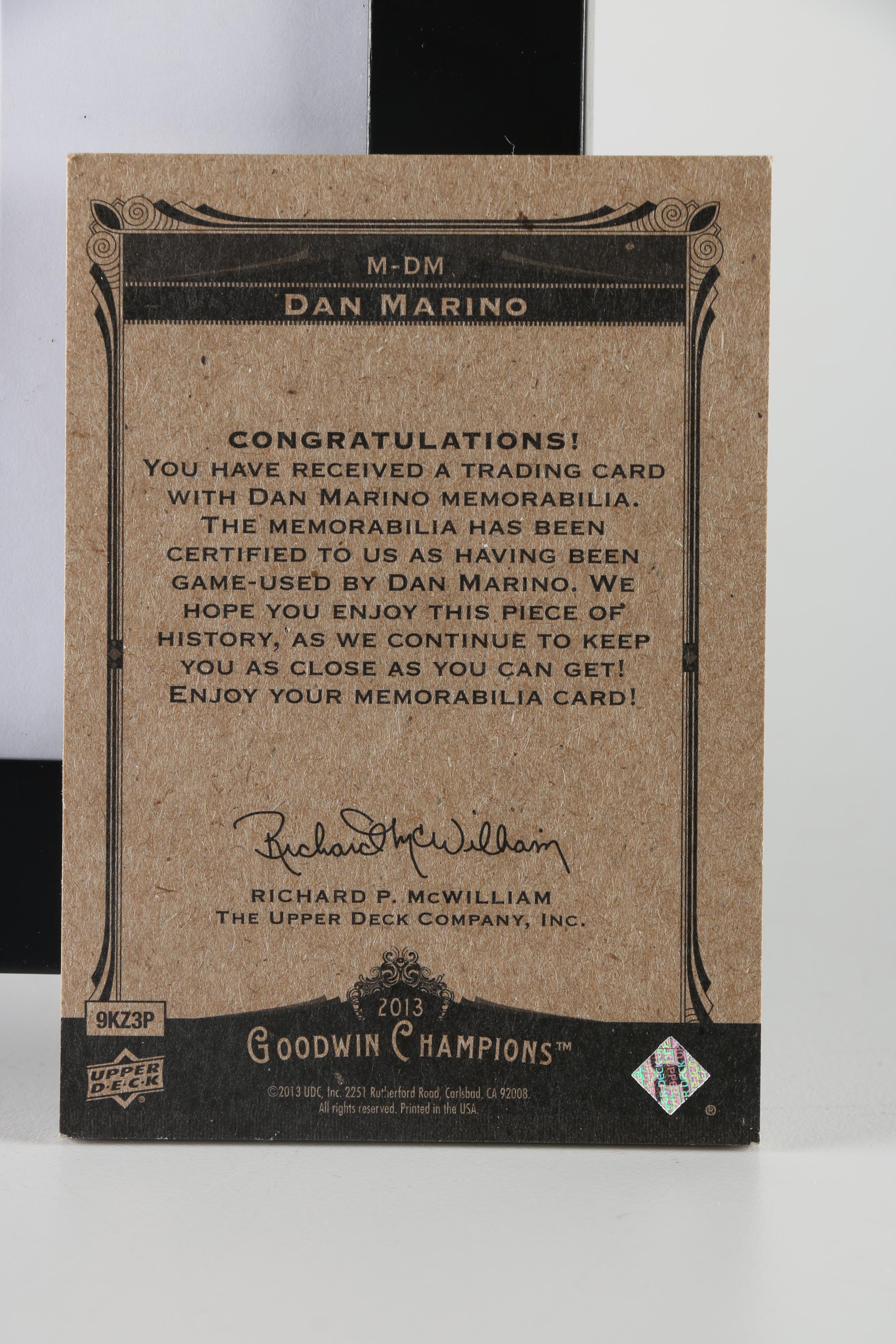 Dan Marino Signed Photo