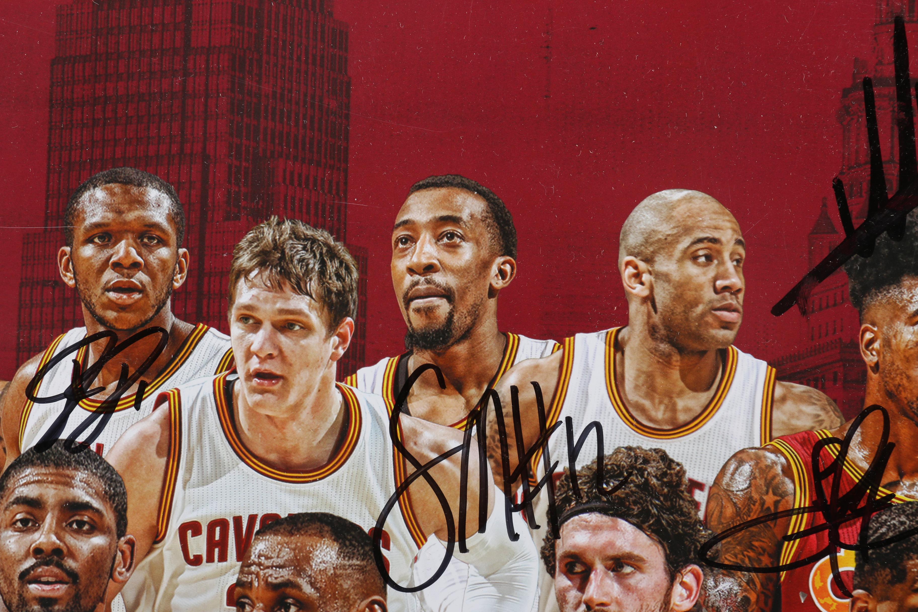 Signed Cleveland Cavaliers 2016 NBA Finals Poster