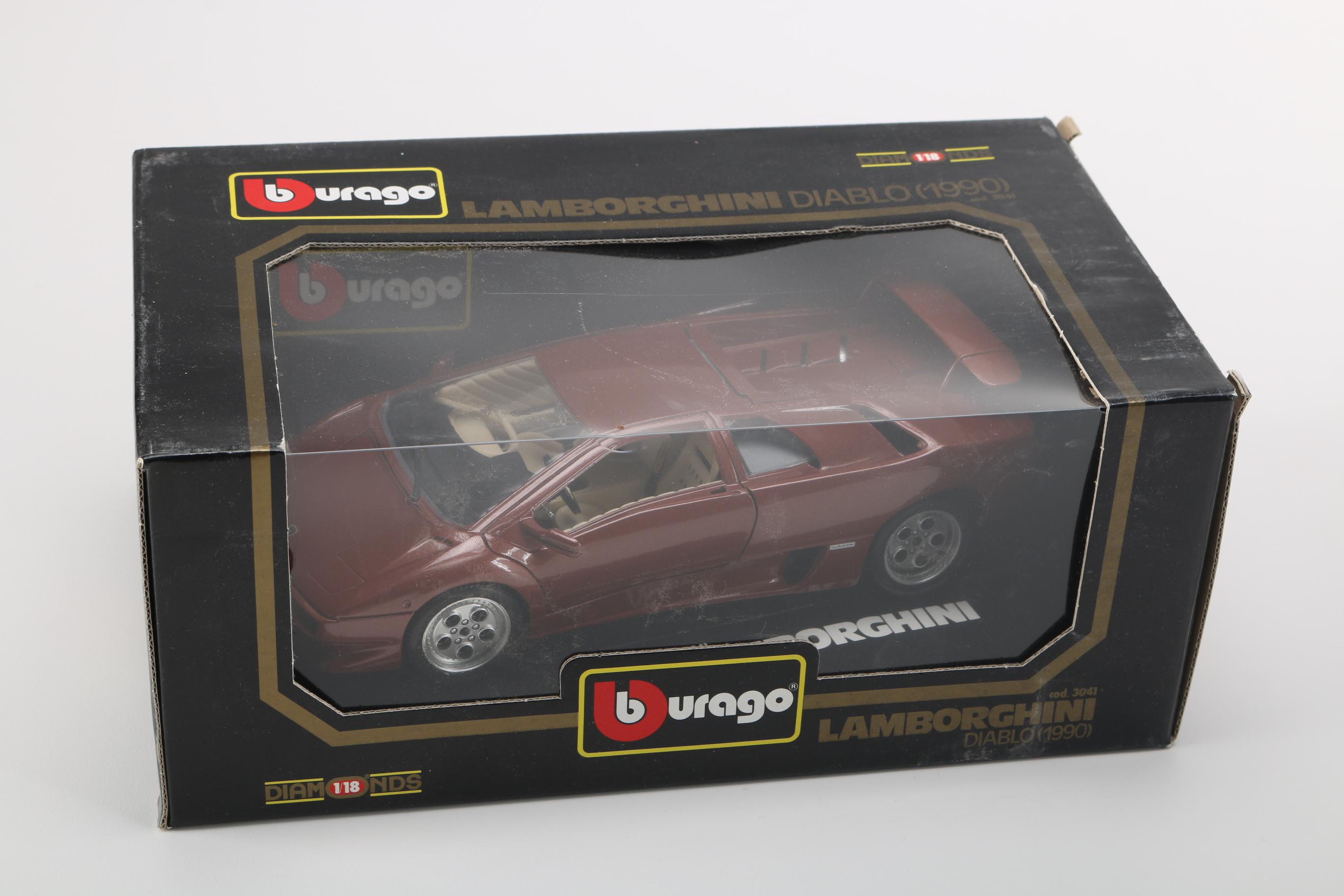 1:18 Scale Maisto and Burago Model Lambroghinis