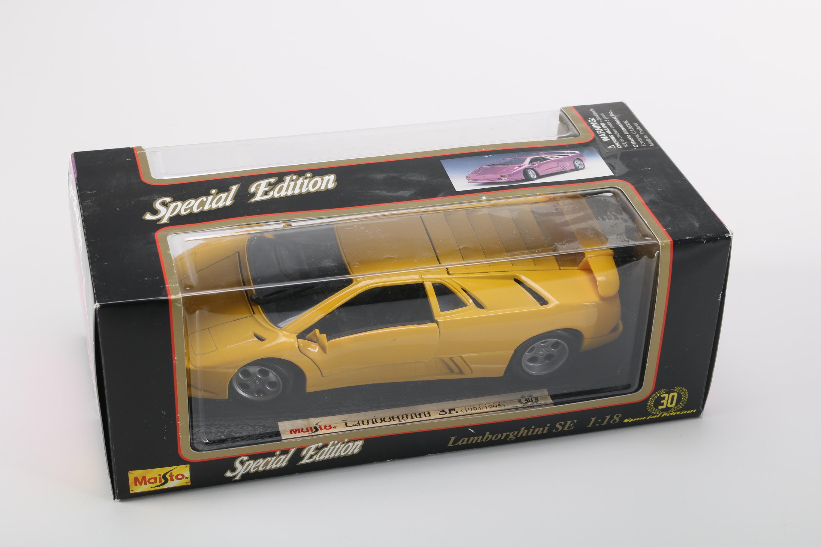 1:18 Scale Maisto and Burago Model Lambroghinis