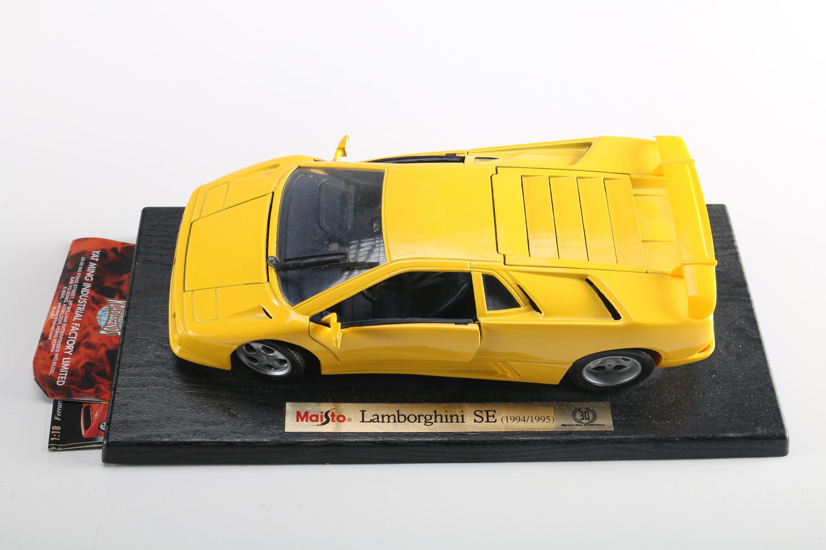 1:18 Scale Maisto and Burago Model Lambroghinis