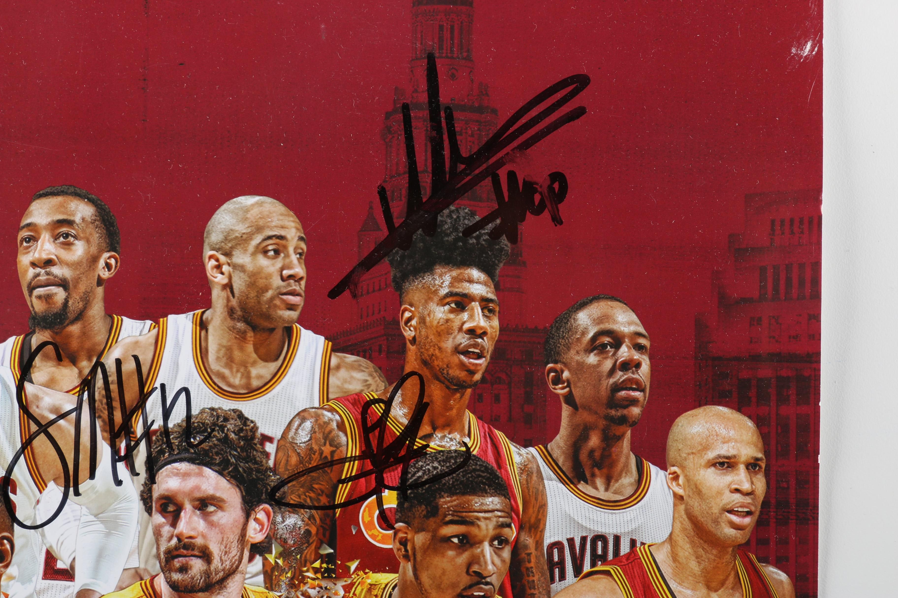Signed Cleveland Cavaliers 2016 NBA Finals Poster