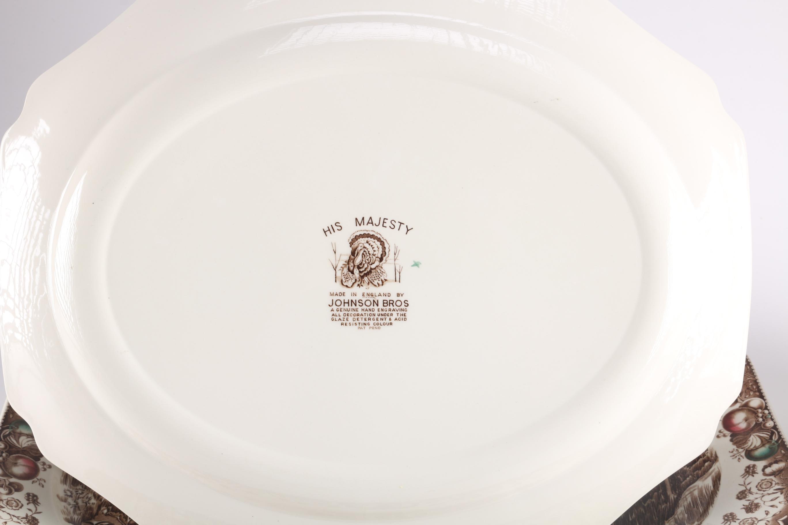 Mason's "Watteau Brown" English Ironstone Transferware