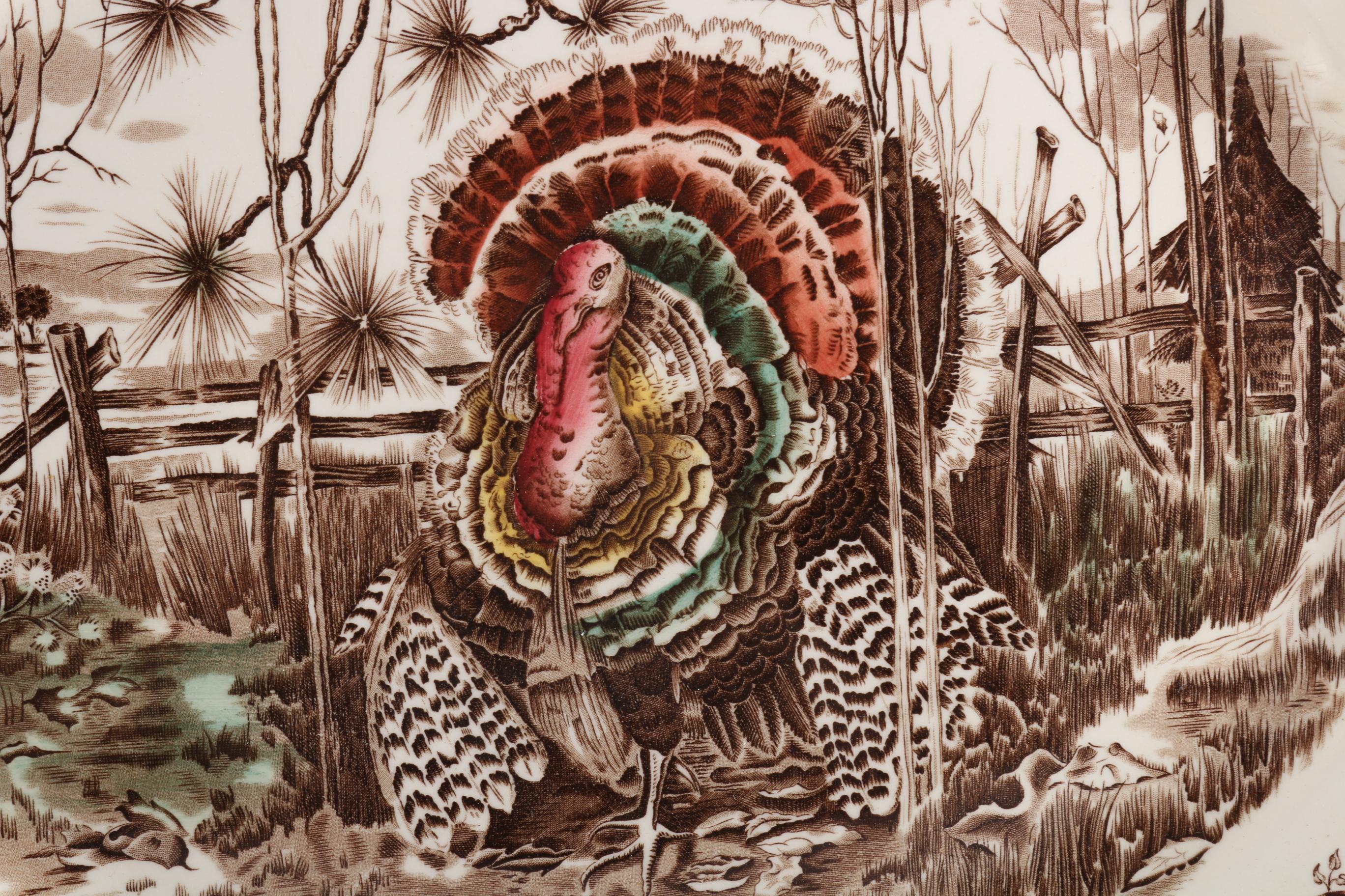 Mason's "Watteau Brown" English Ironstone Transferware