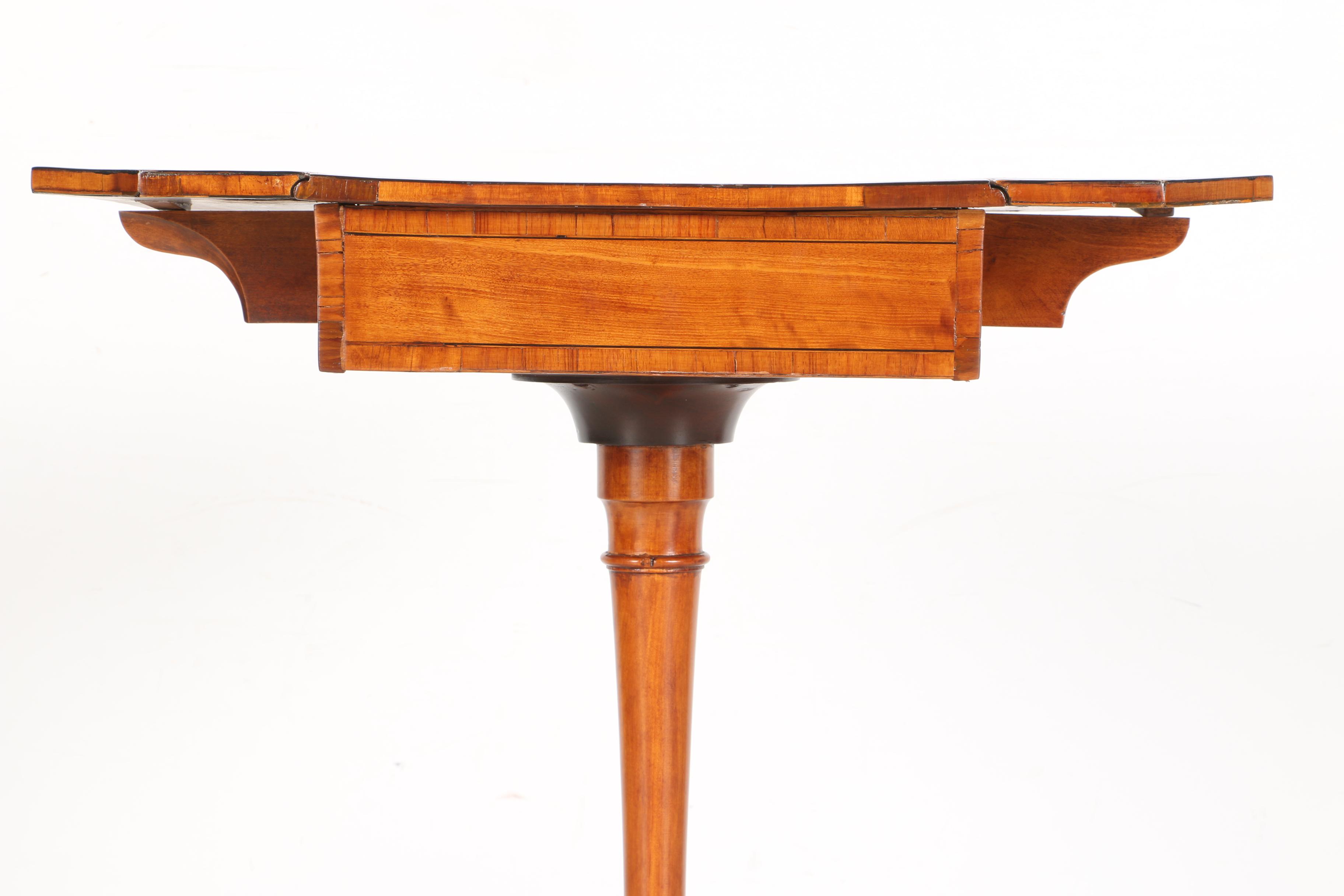 Early 20th Century Veneer Drop Leaf Side Table