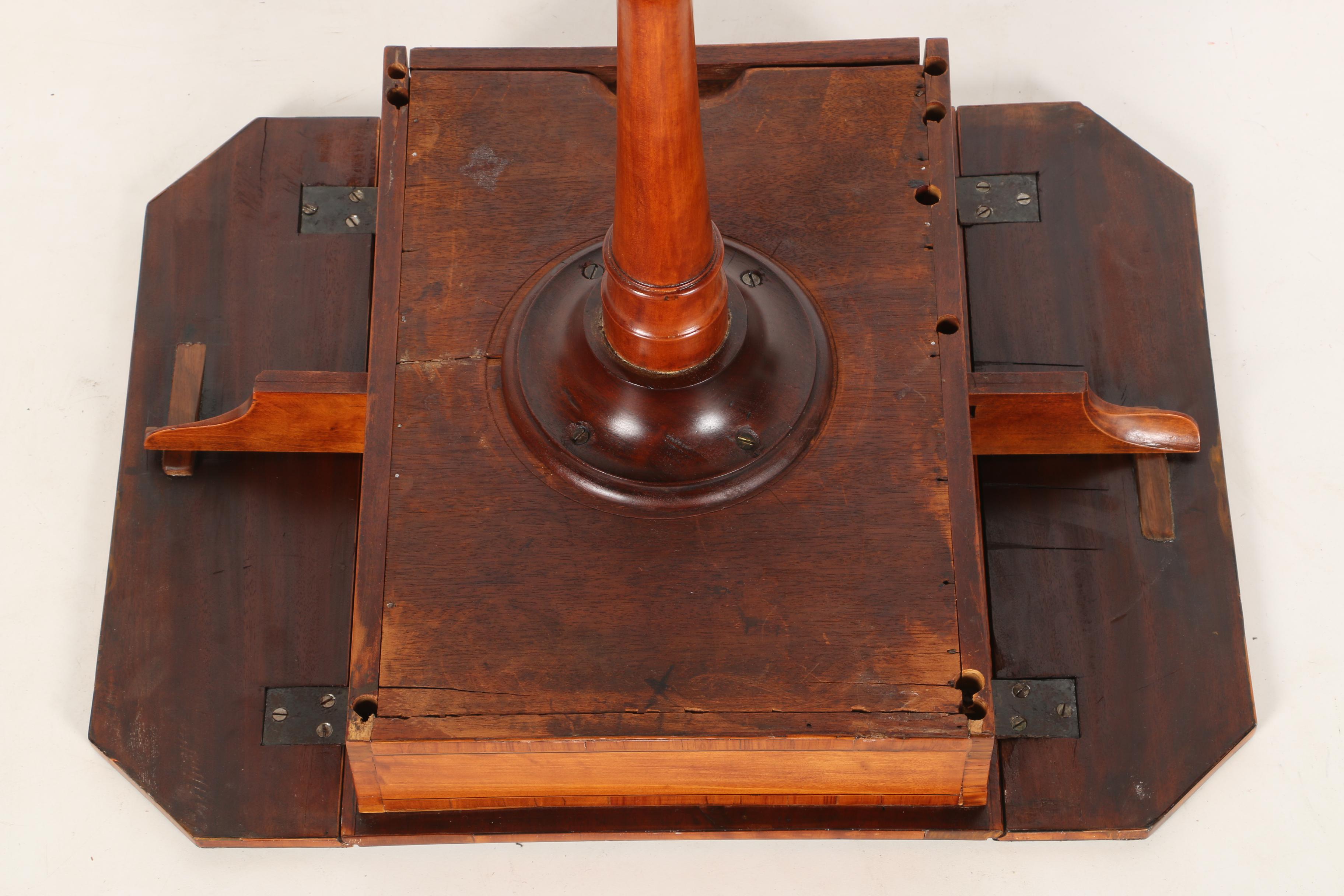 Early 20th Century Veneer Drop Leaf Side Table