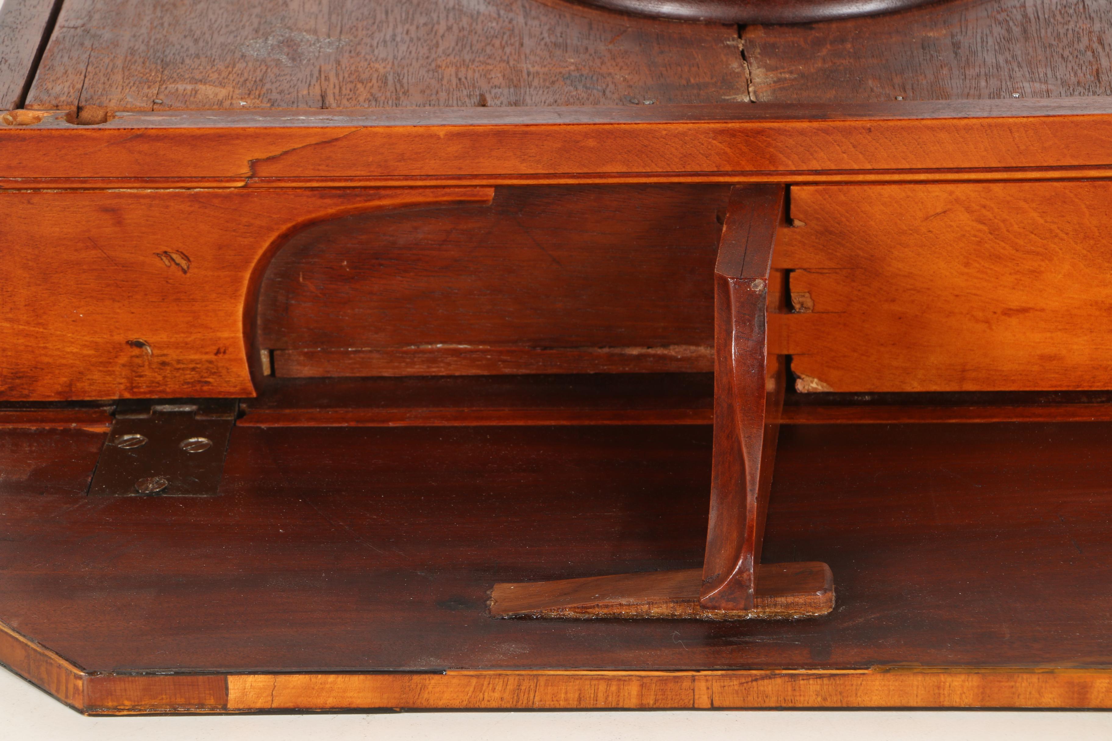 Early 20th Century Veneer Drop Leaf Side Table
