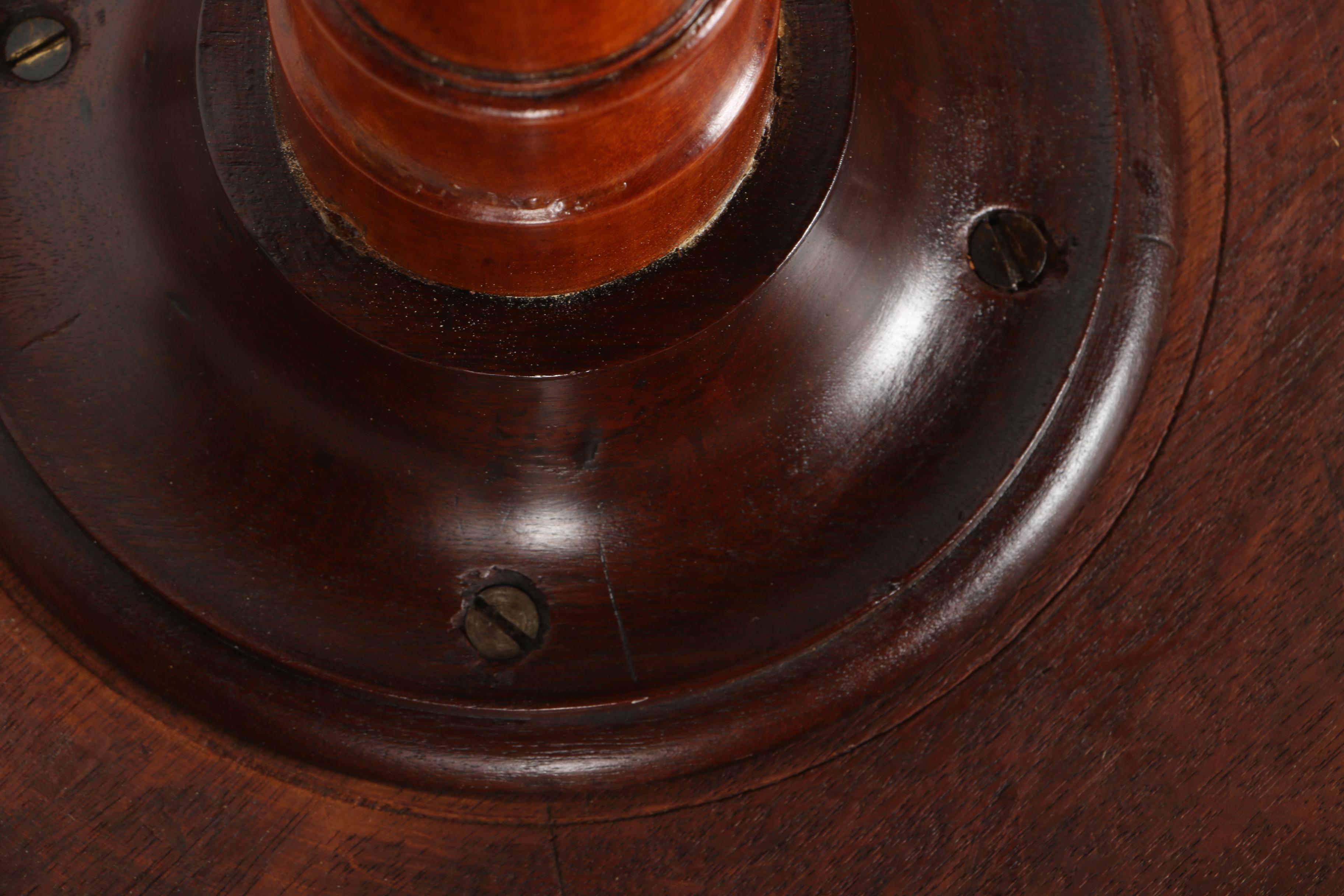 Early 20th Century Veneer Drop Leaf Side Table
