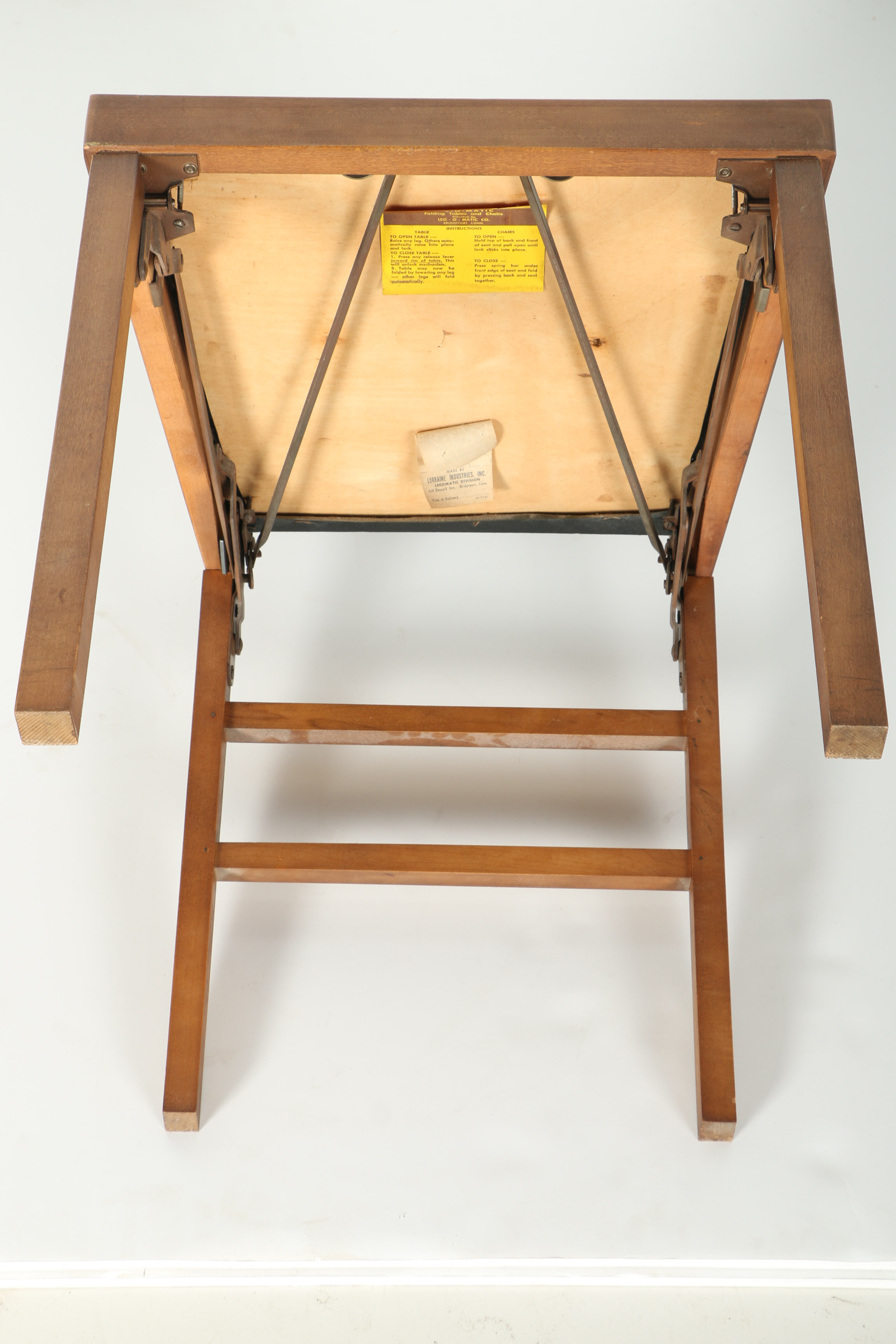 Set of Mid Century Modern Leg-o-Matic Folding Chairs