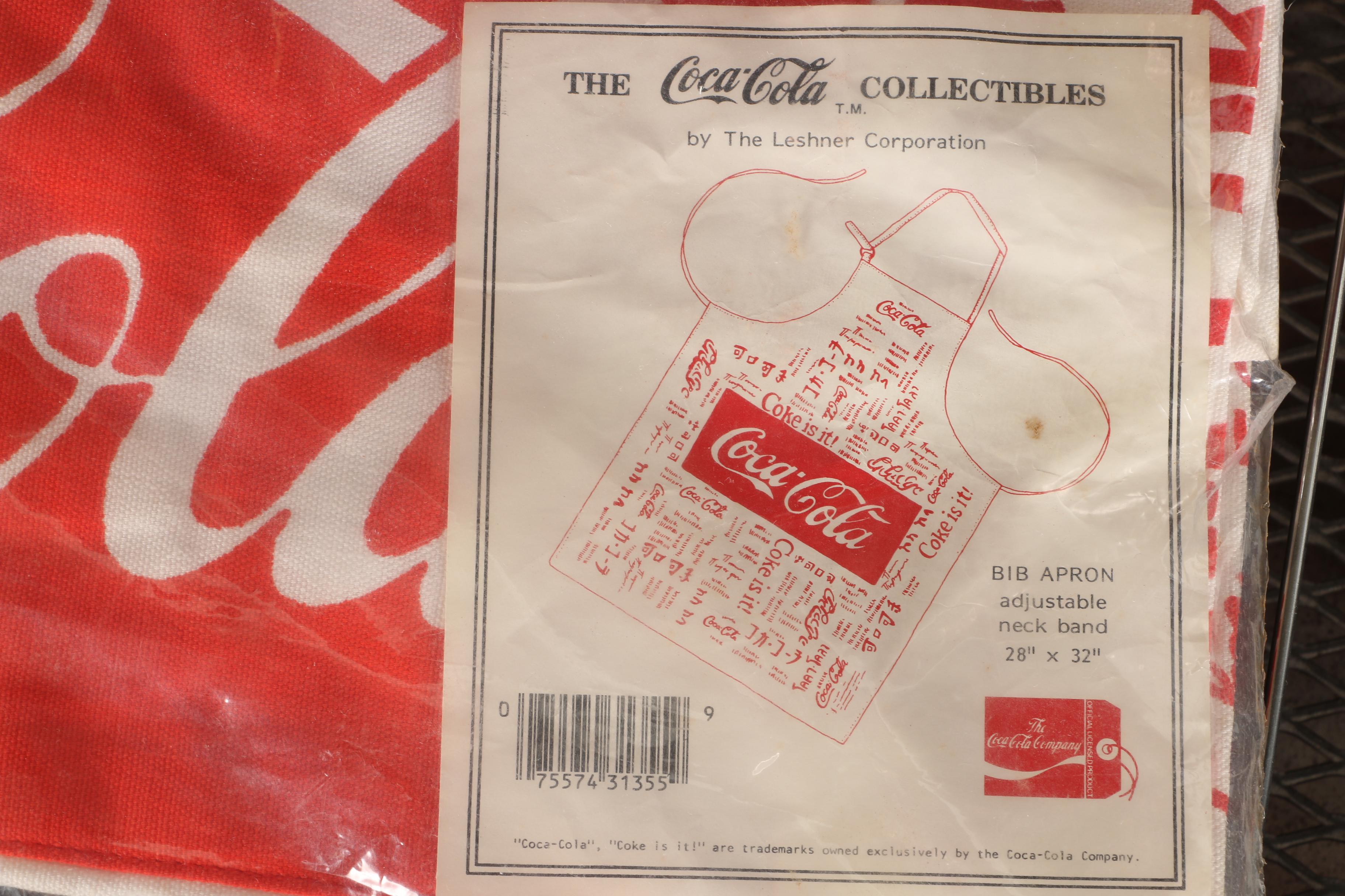 Coca-Cola Charcoal Grill and Apron
