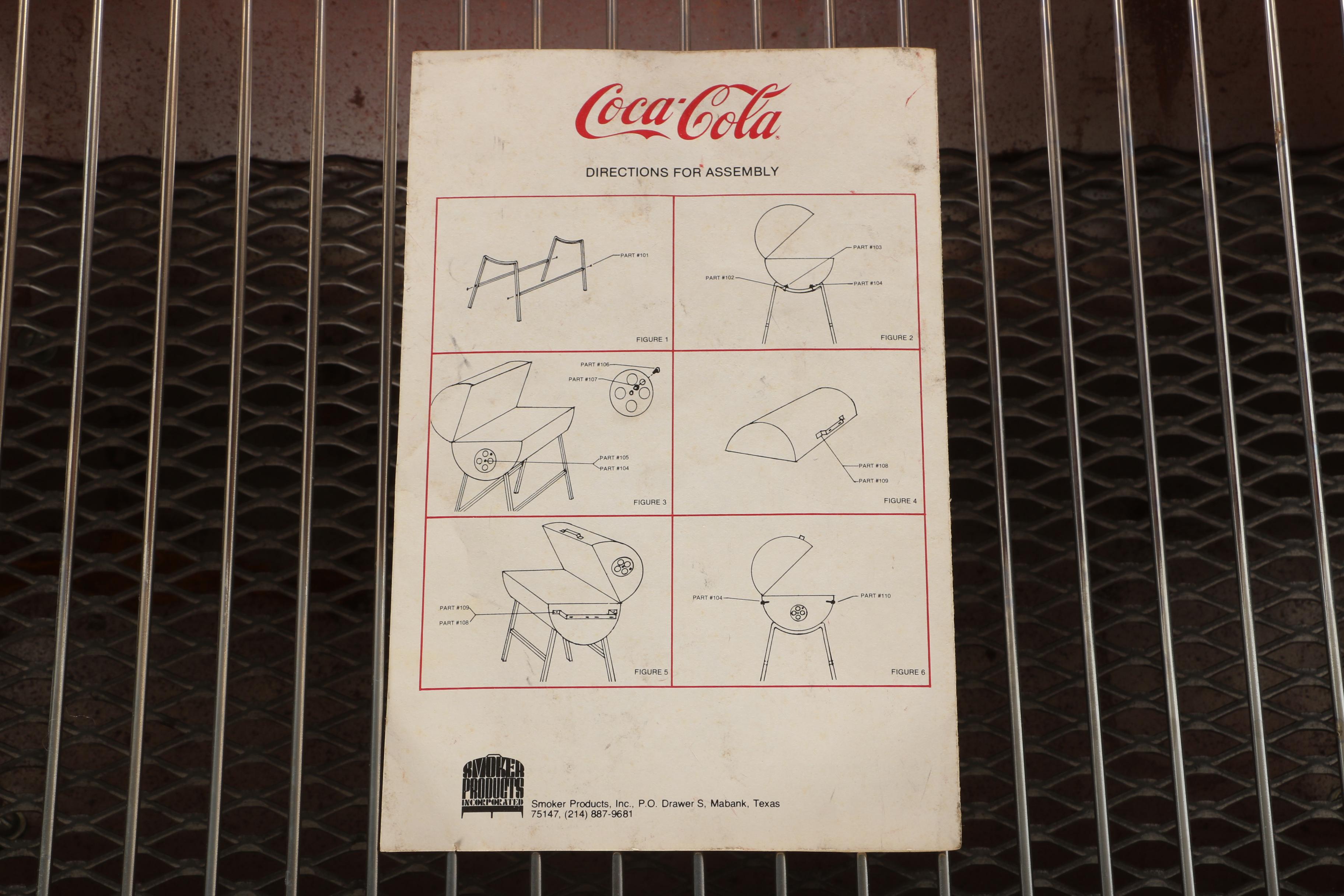 Coca-Cola Charcoal Grill and Apron