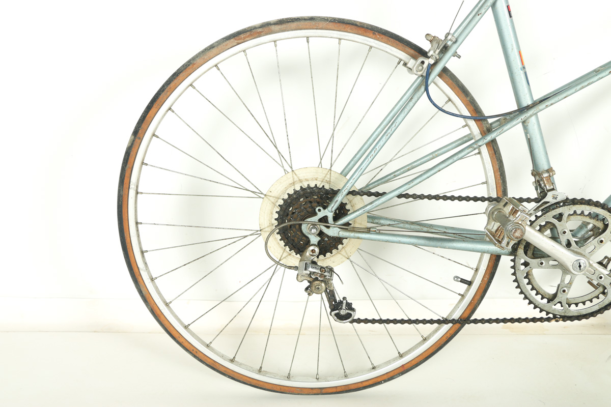 Pale Blue Univega Ten Speed Bike