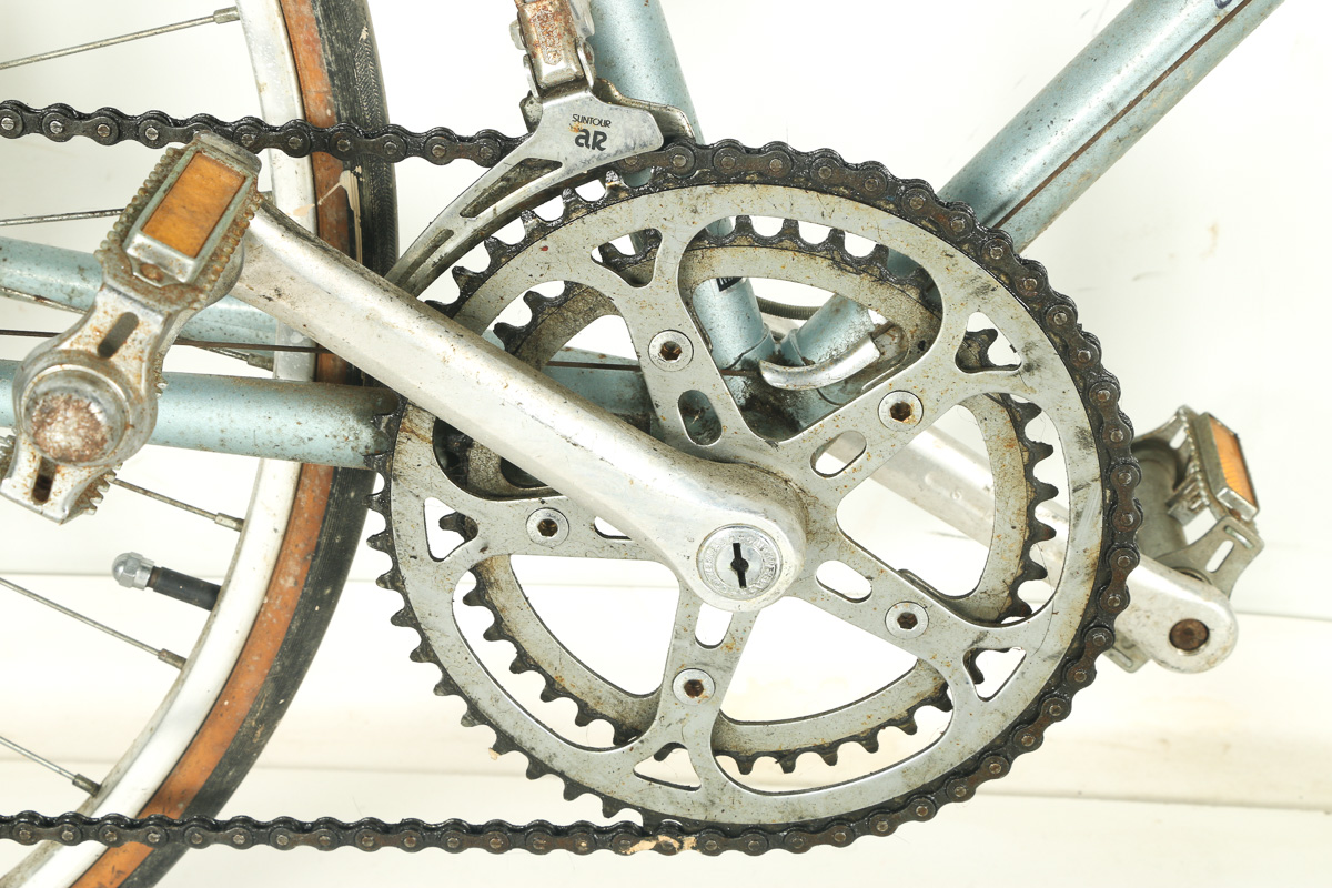 Pale Blue Univega Ten Speed Bike