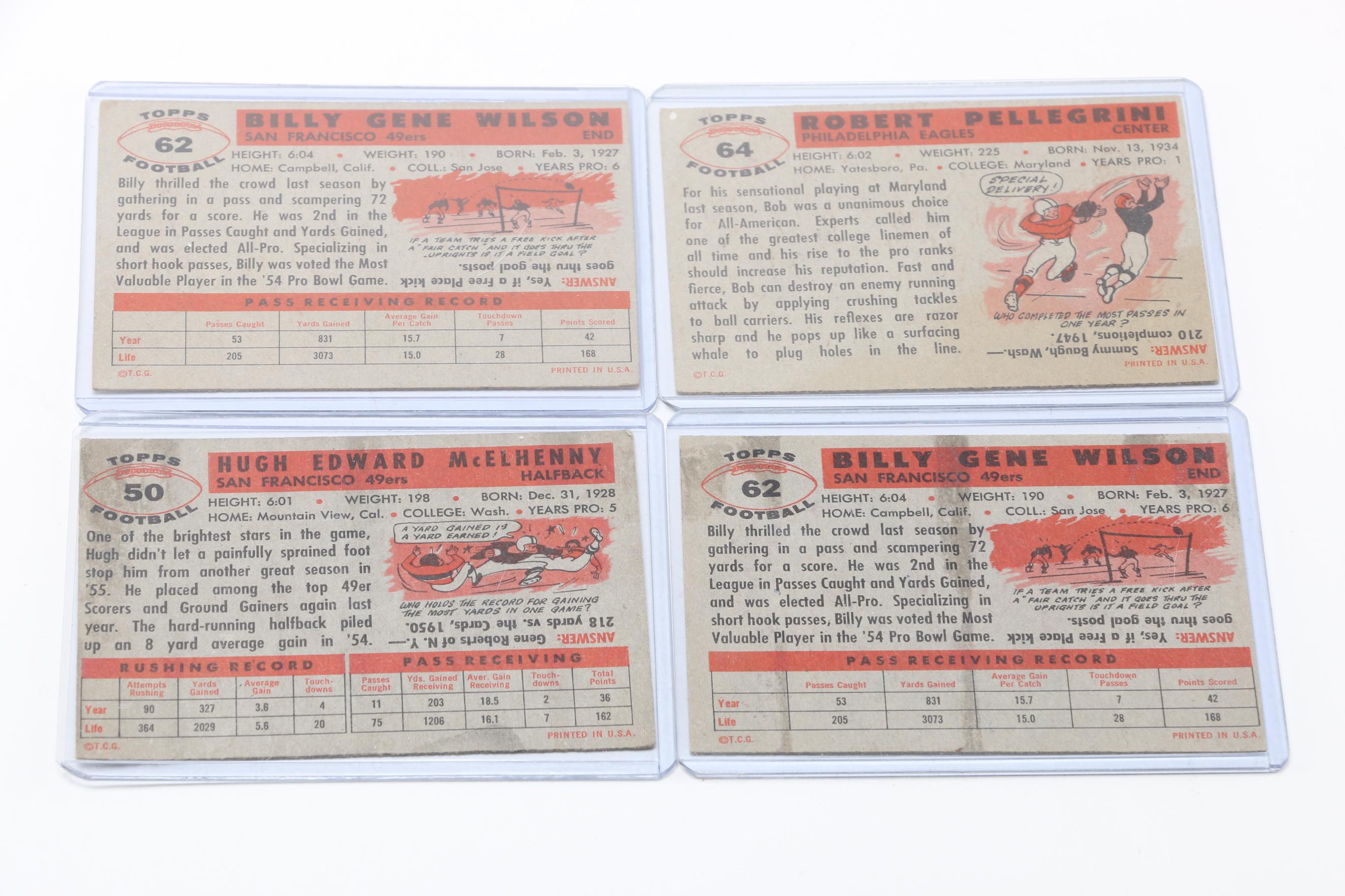 Vintage Topp's Football Cards