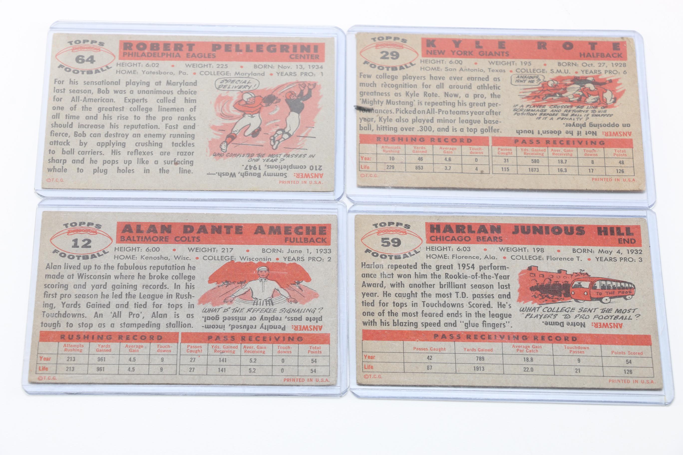 Vintage Topp's Football Cards