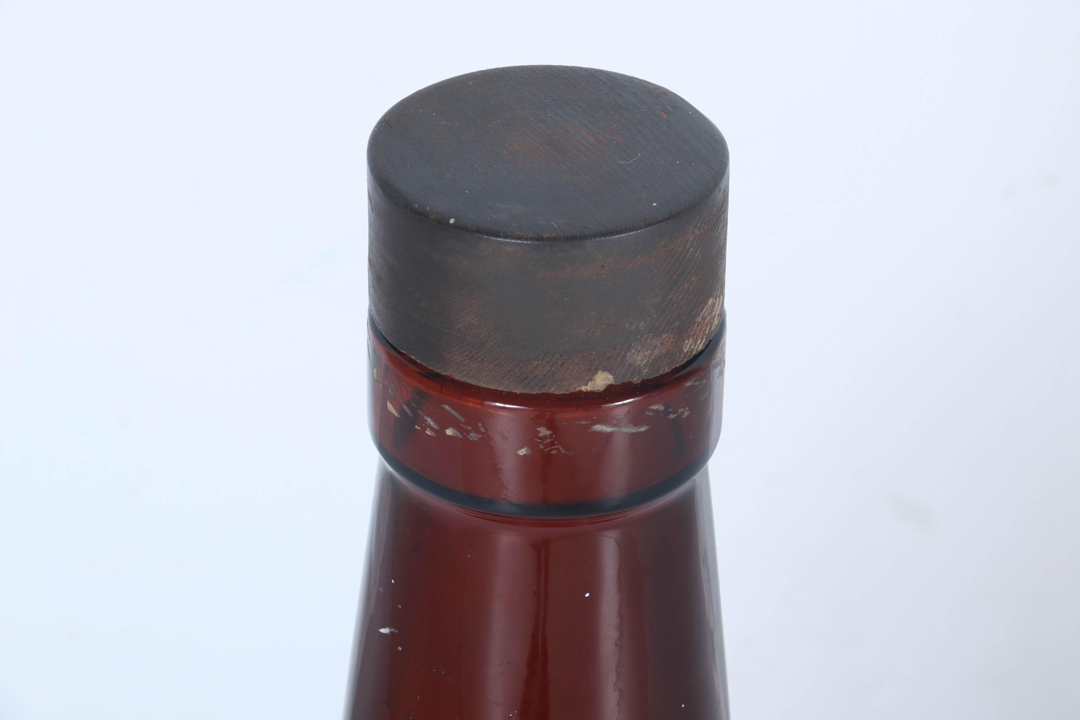 Circa 1960 Vintage Early Times Display Glass Bottle