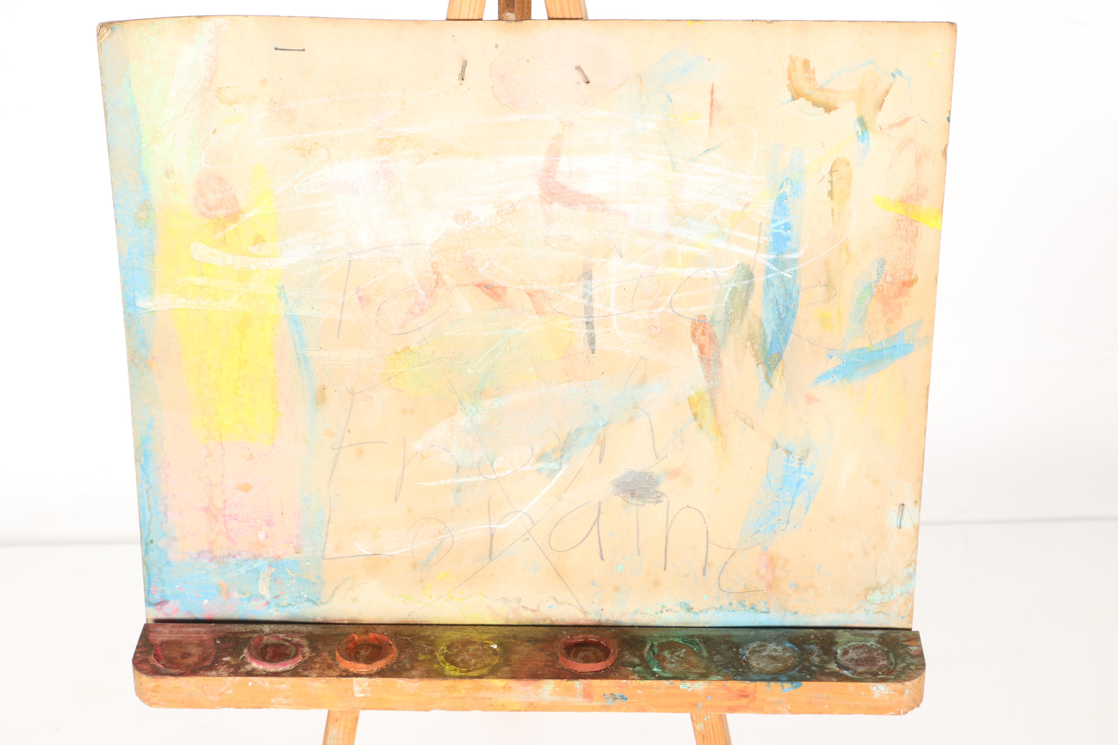 Kid's Vintage Desk and Easel