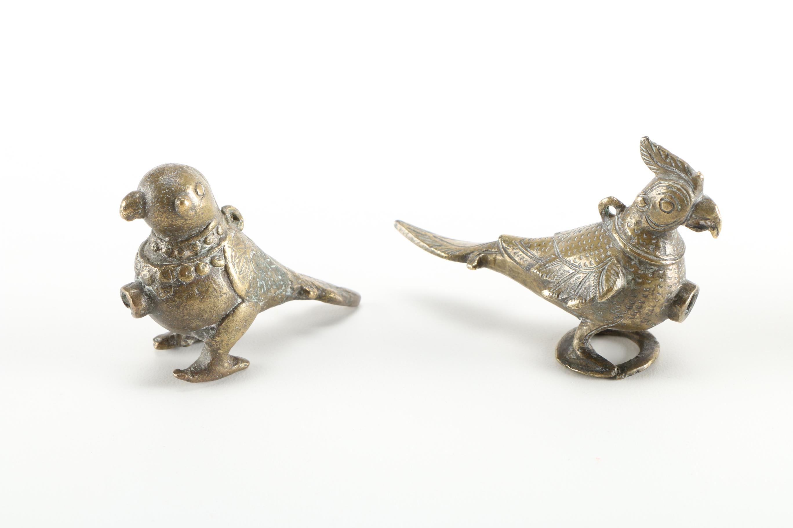 Group of Six Small Metal Figurines